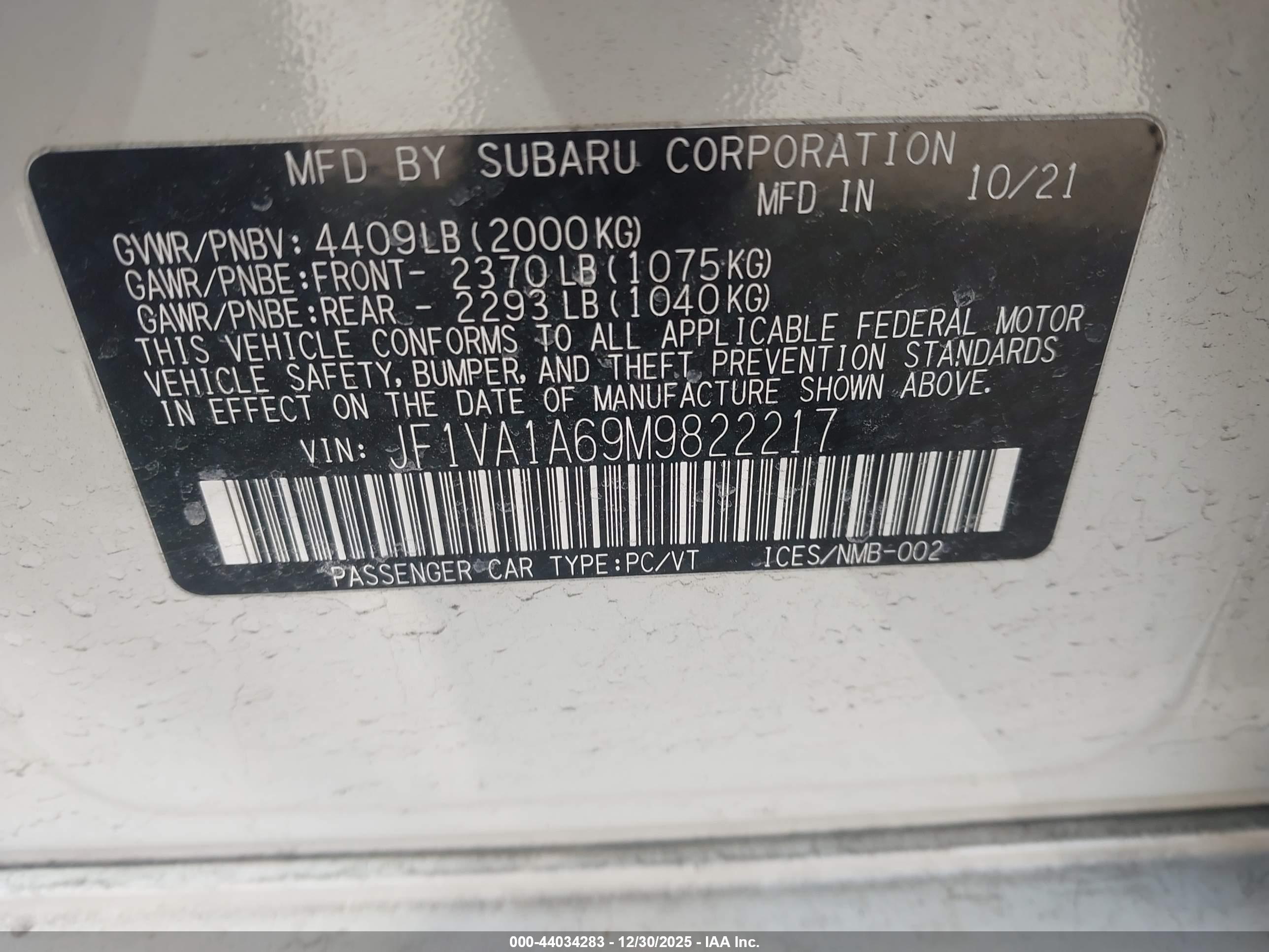 SUBARU WRX image 9