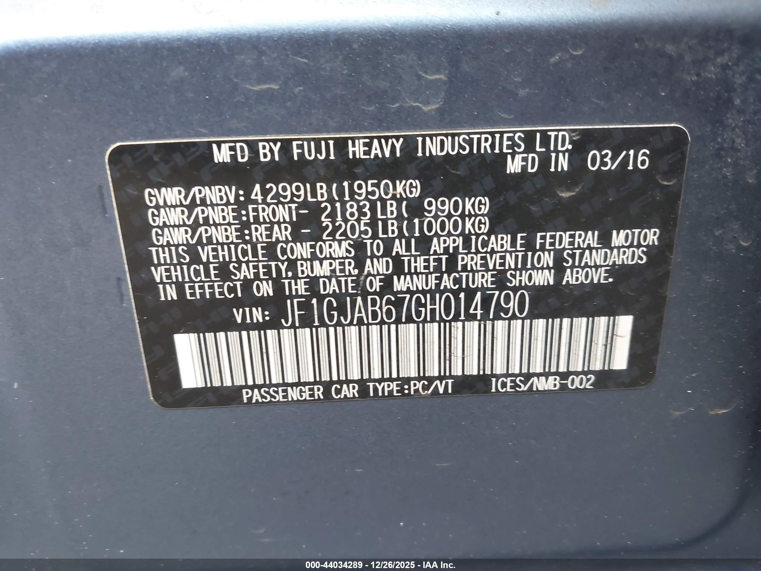 SUBARU IMPREZA image 9