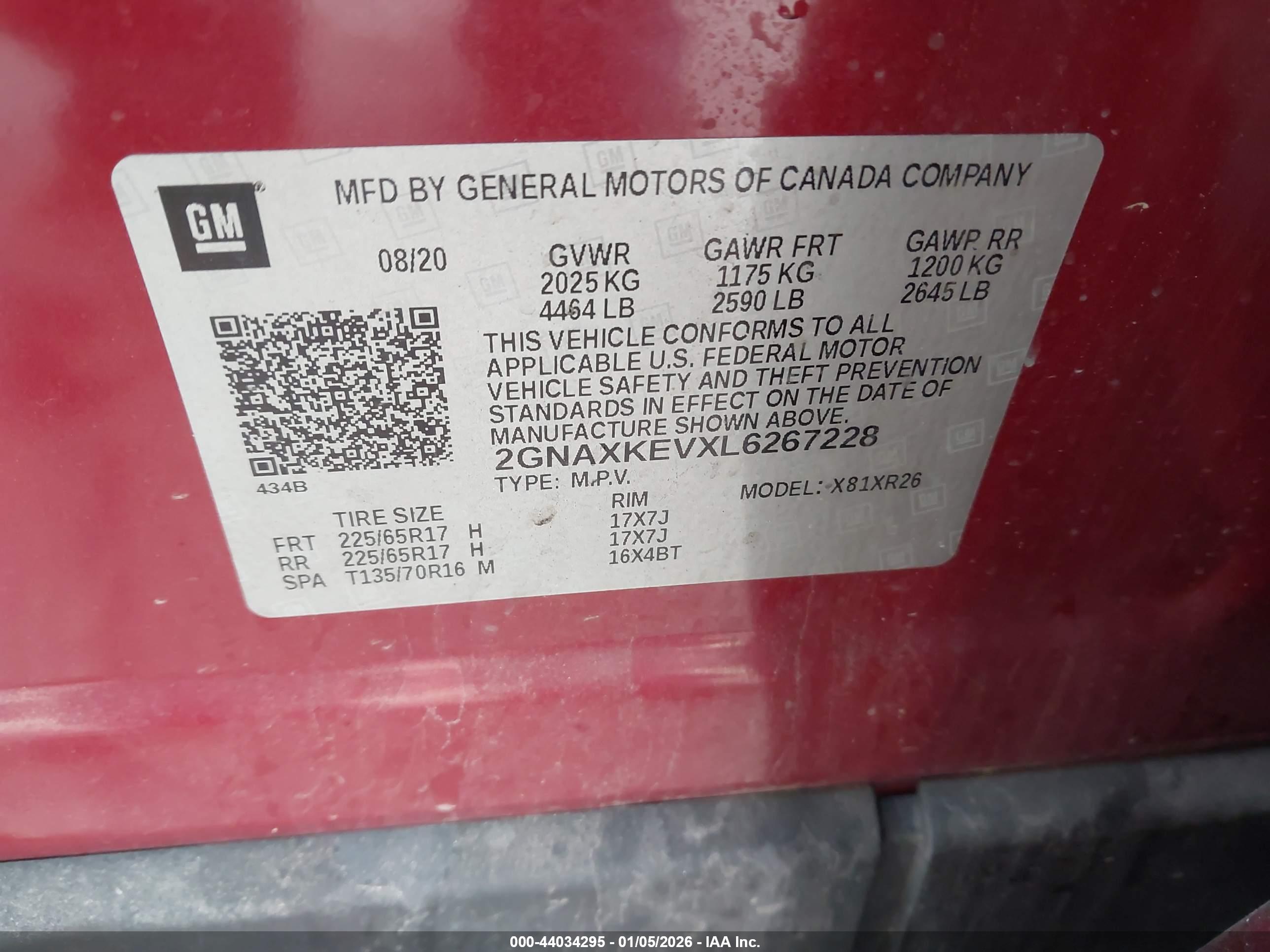 CHEVROLET EQUINOX image 9