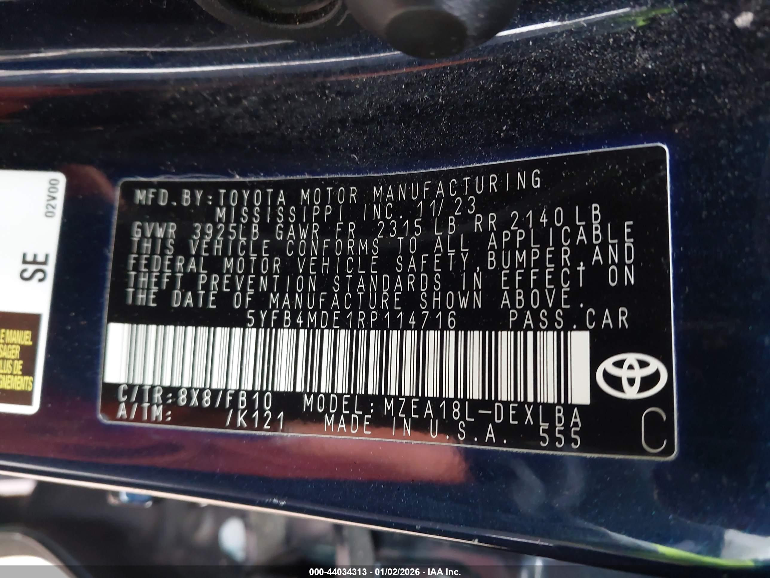 TOYOTA COROLLA image 9