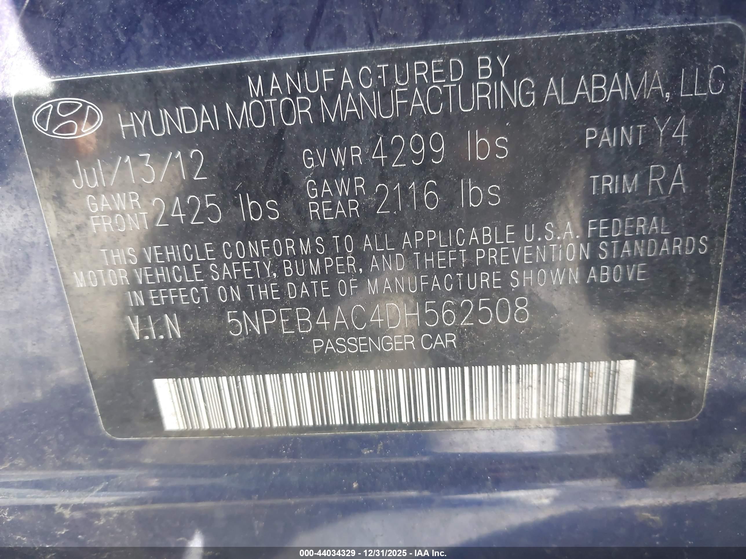 HYUNDAI SONATA image 9