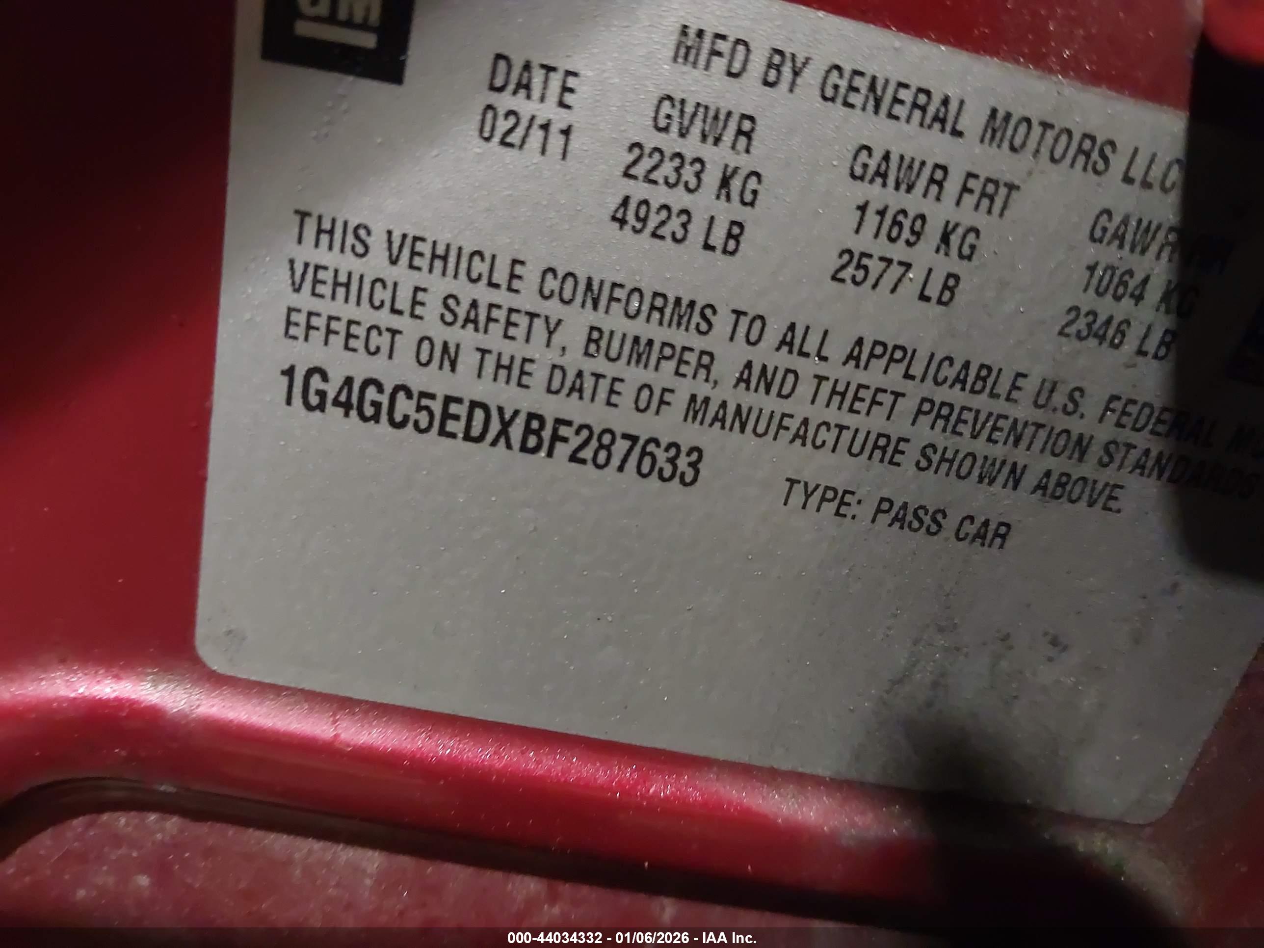 BUICK LACROSSE image 9