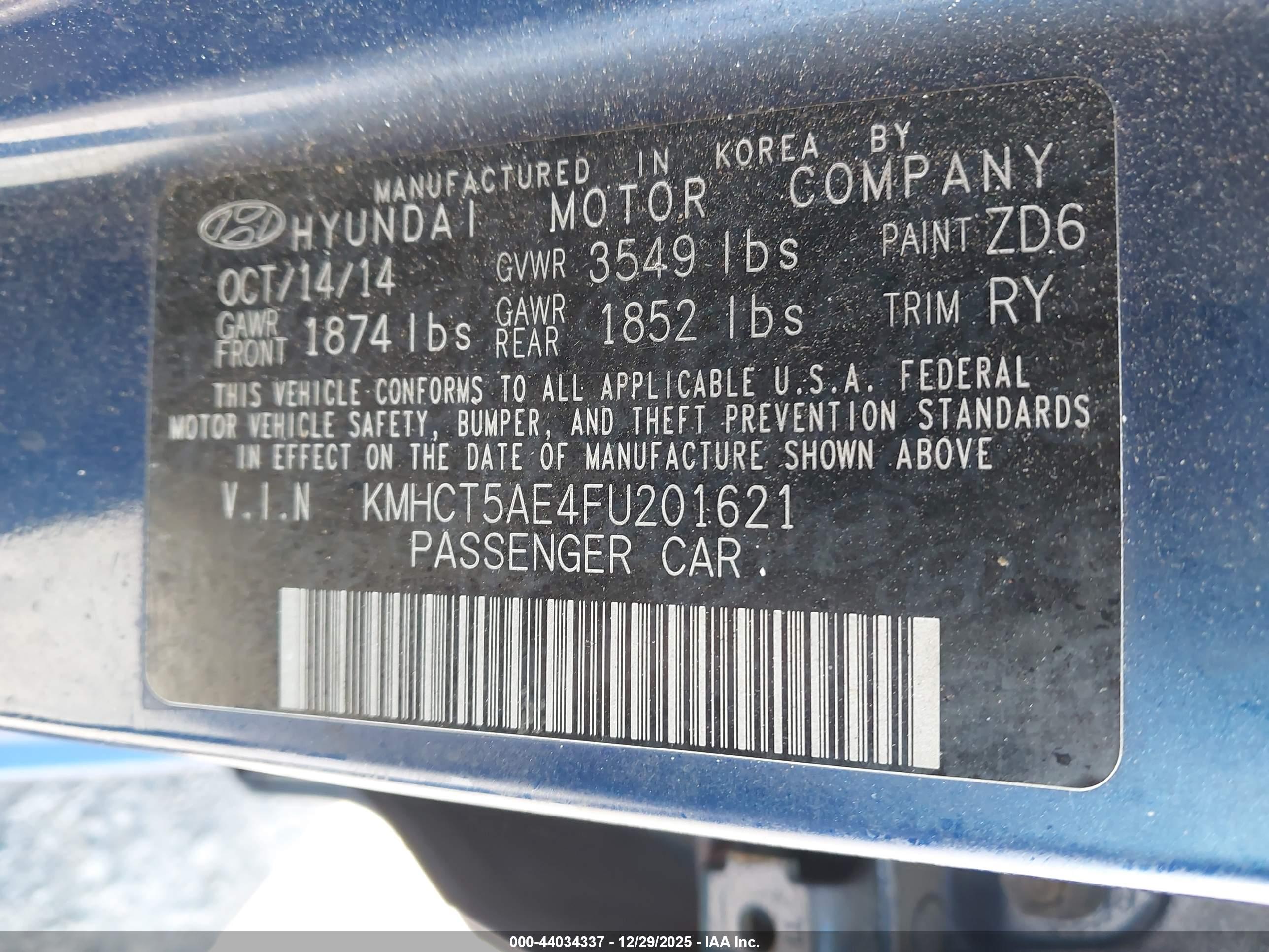 HYUNDAI ACCENT image 9