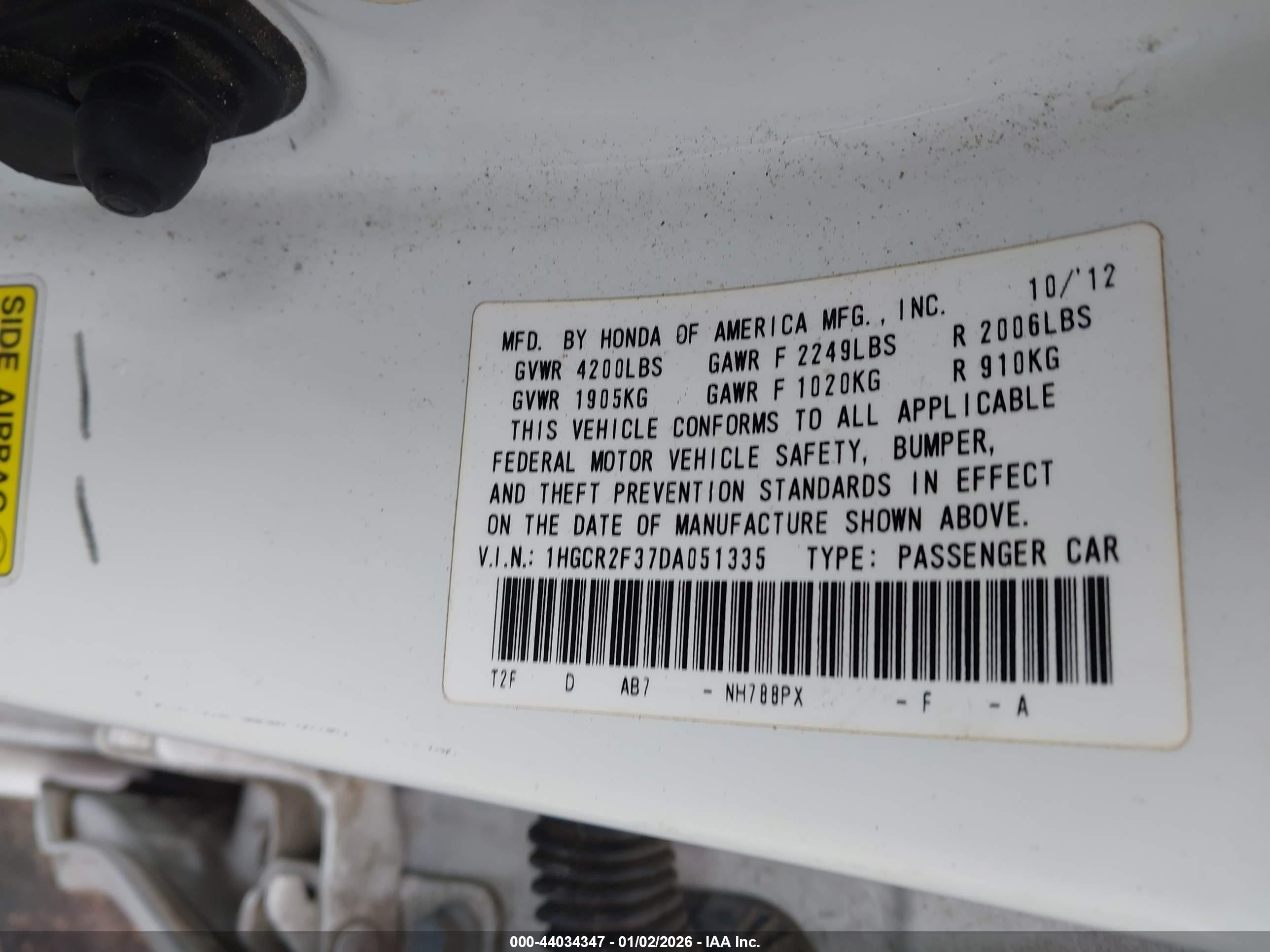 HONDA ACCORD image 9
