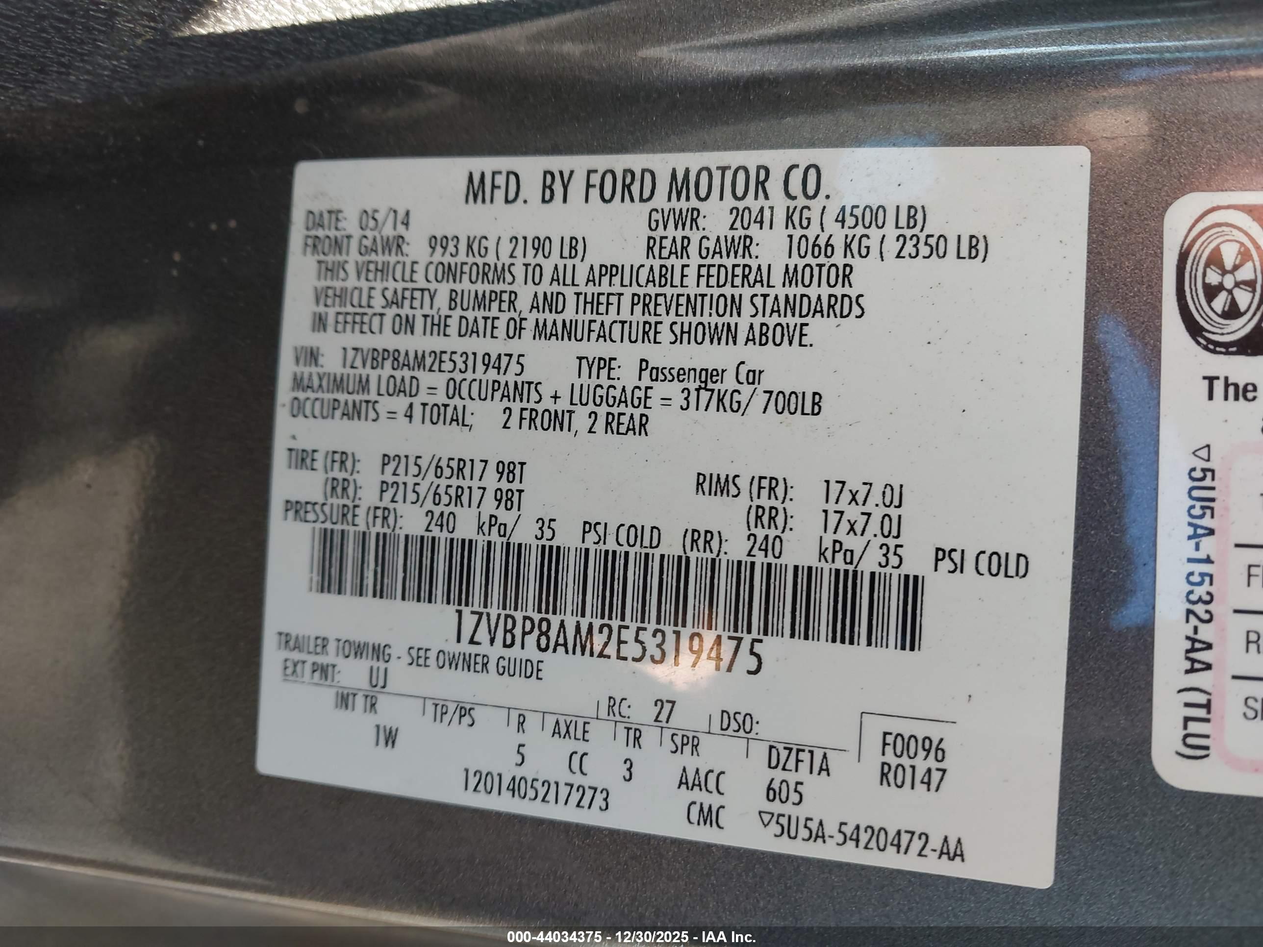 FORD MUSTANG image 9