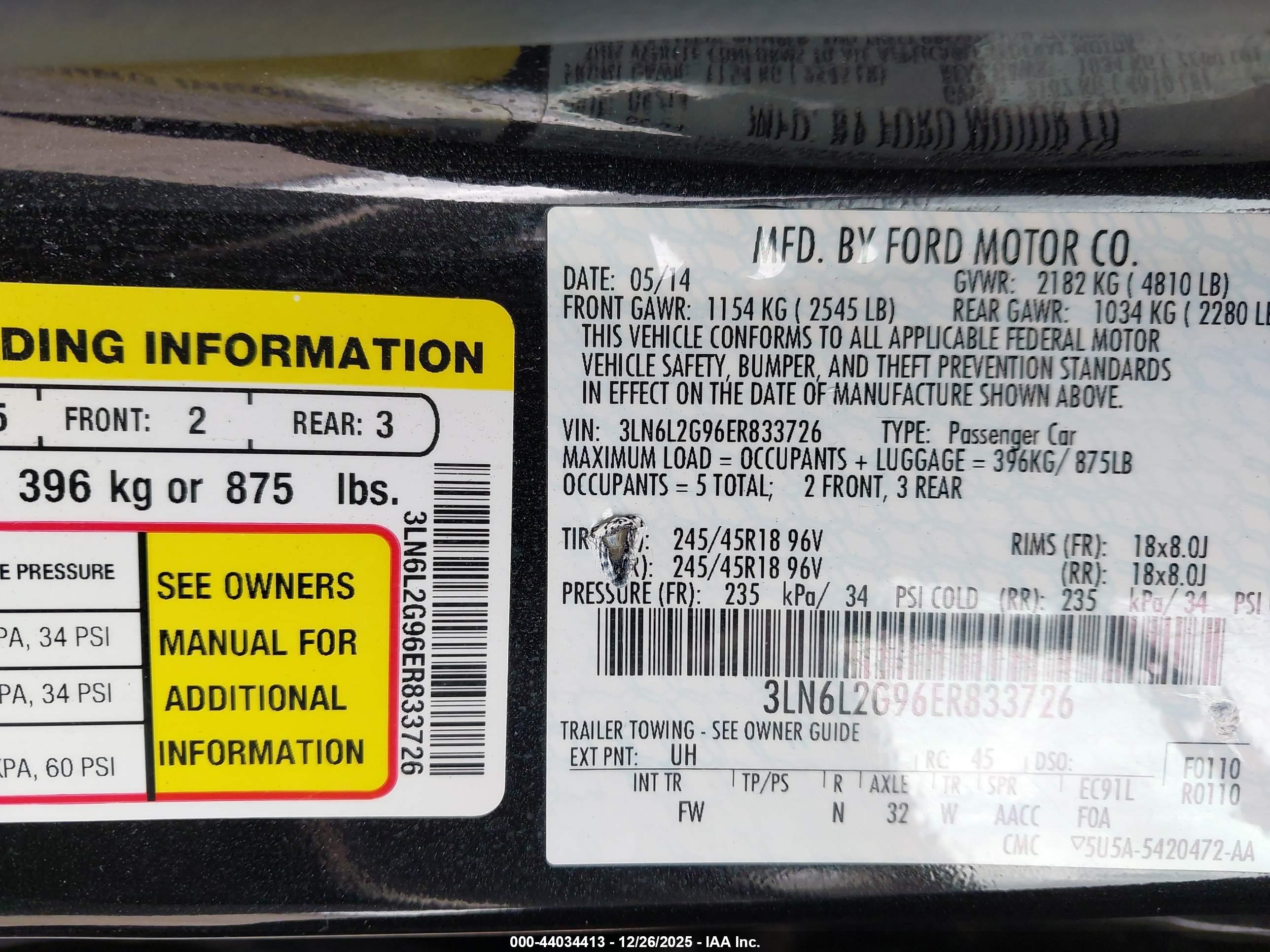 LINCOLN MKZ image 9