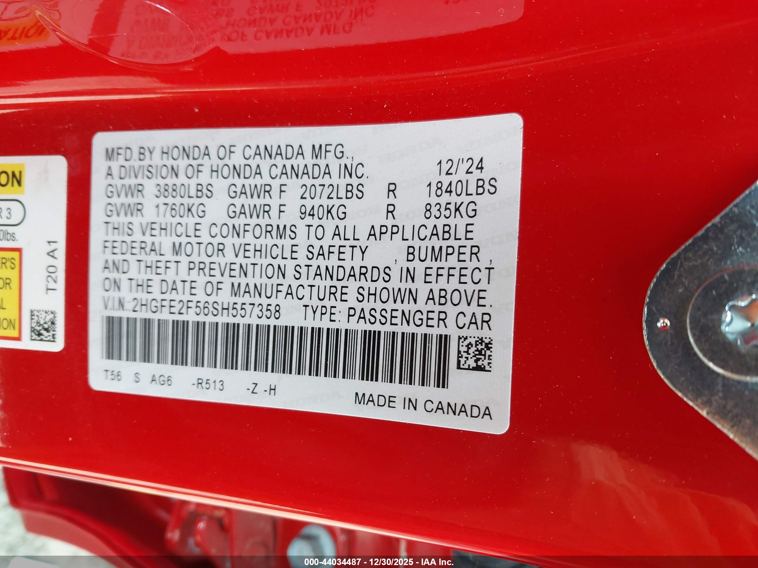HONDA CIVIC image 9