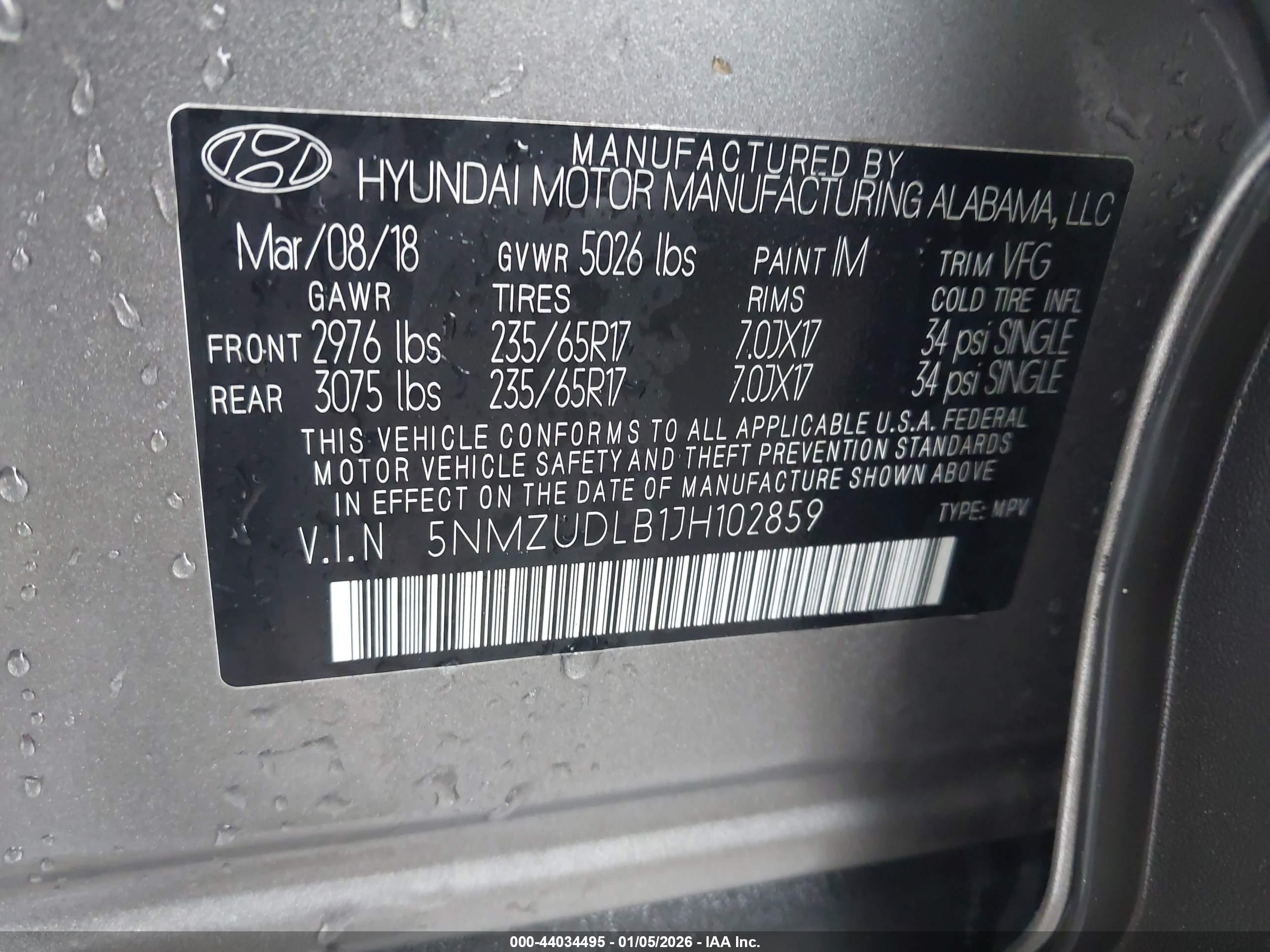 HYUNDAI SANTA image 9
