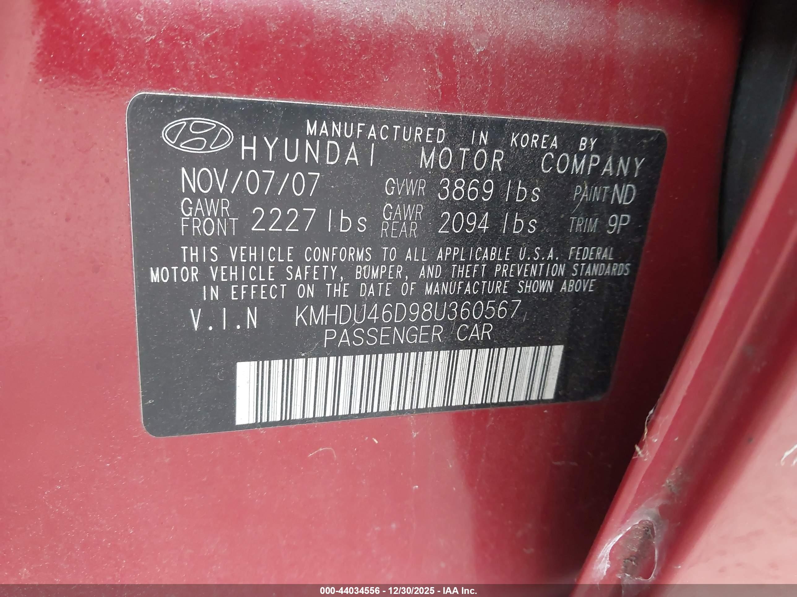 HYUNDAI ELANTRA image 9