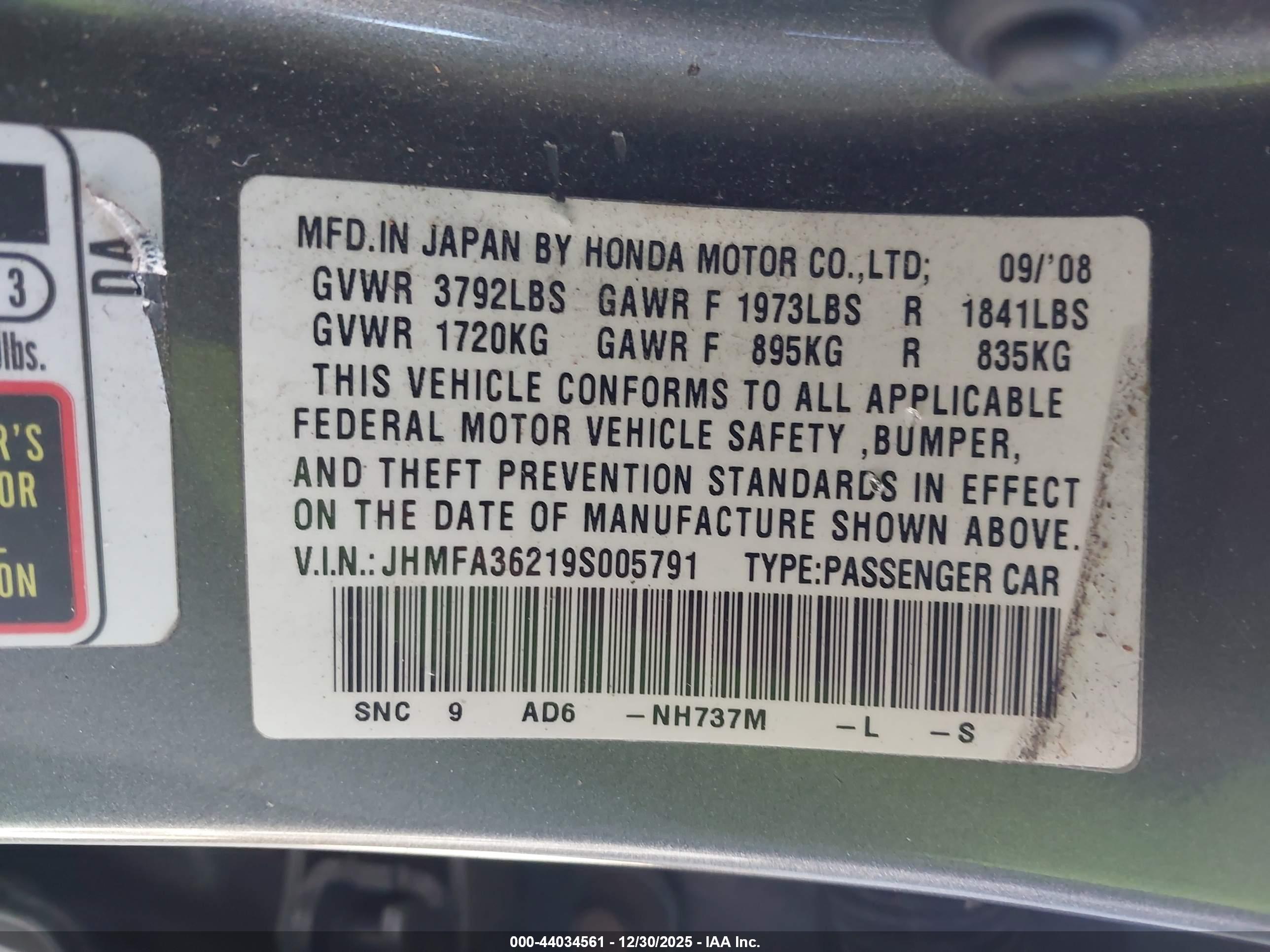 HONDA CIVIC image 9