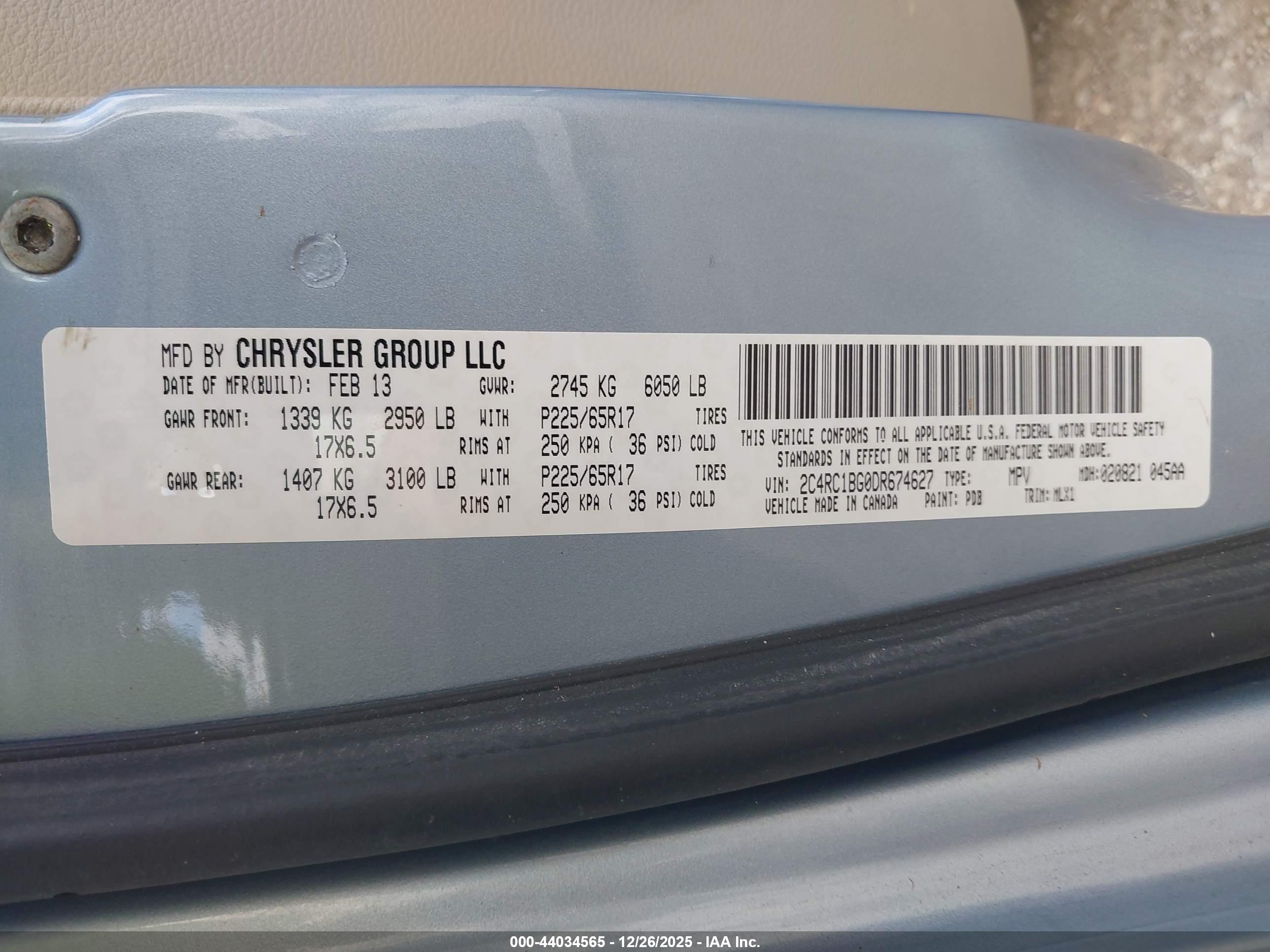 CHRYSLER TOWN image 9
