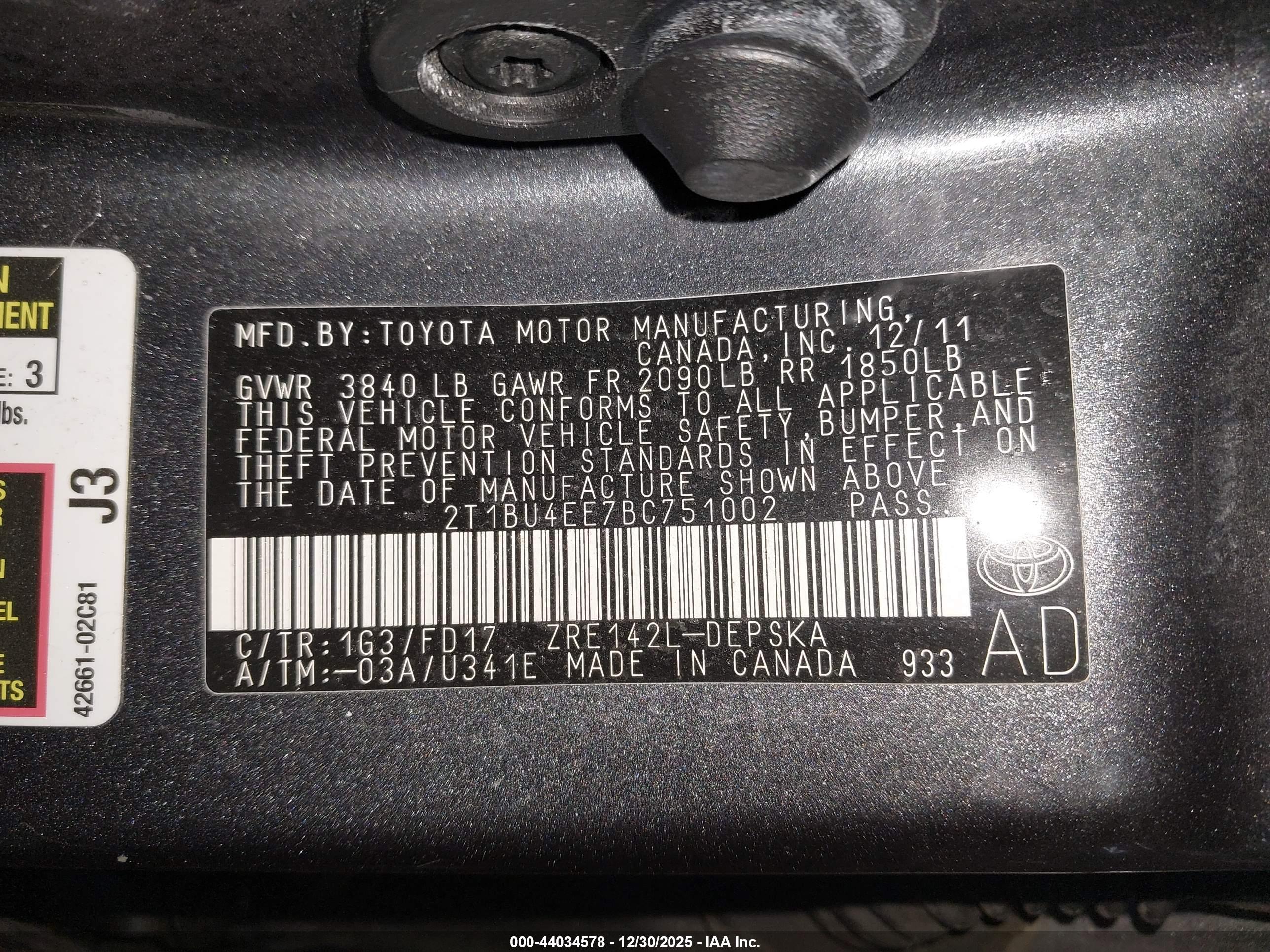 TOYOTA COROLLA image 9