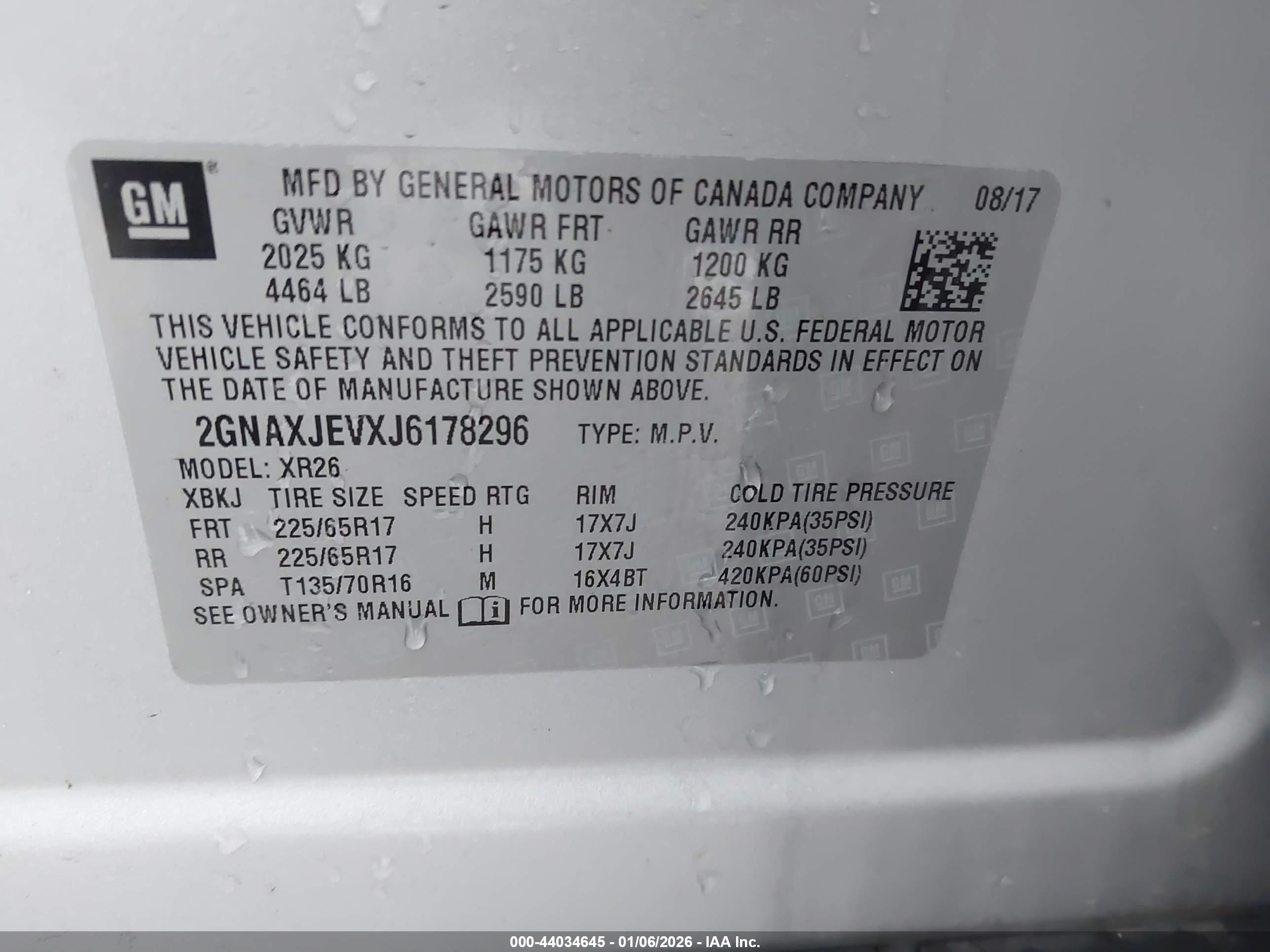 CHEVROLET EQUINOX image 9