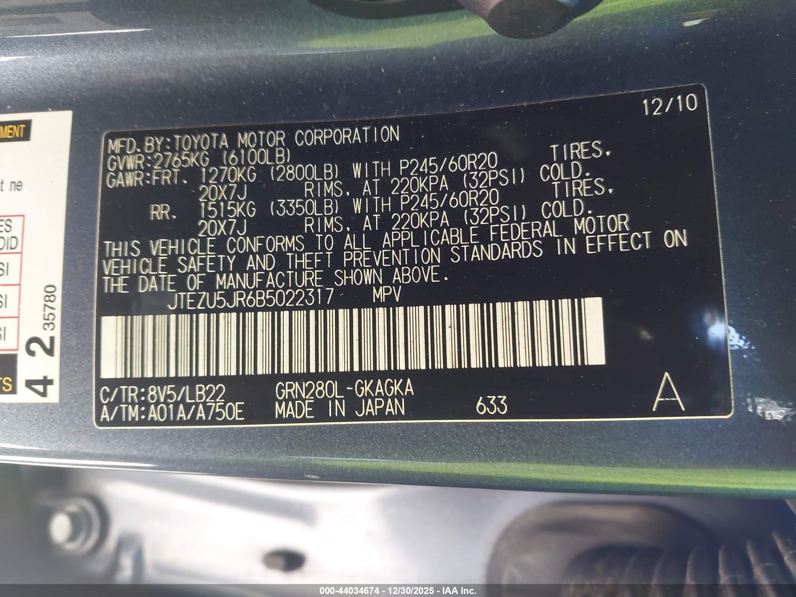TOYOTA 4RUNNER image 9