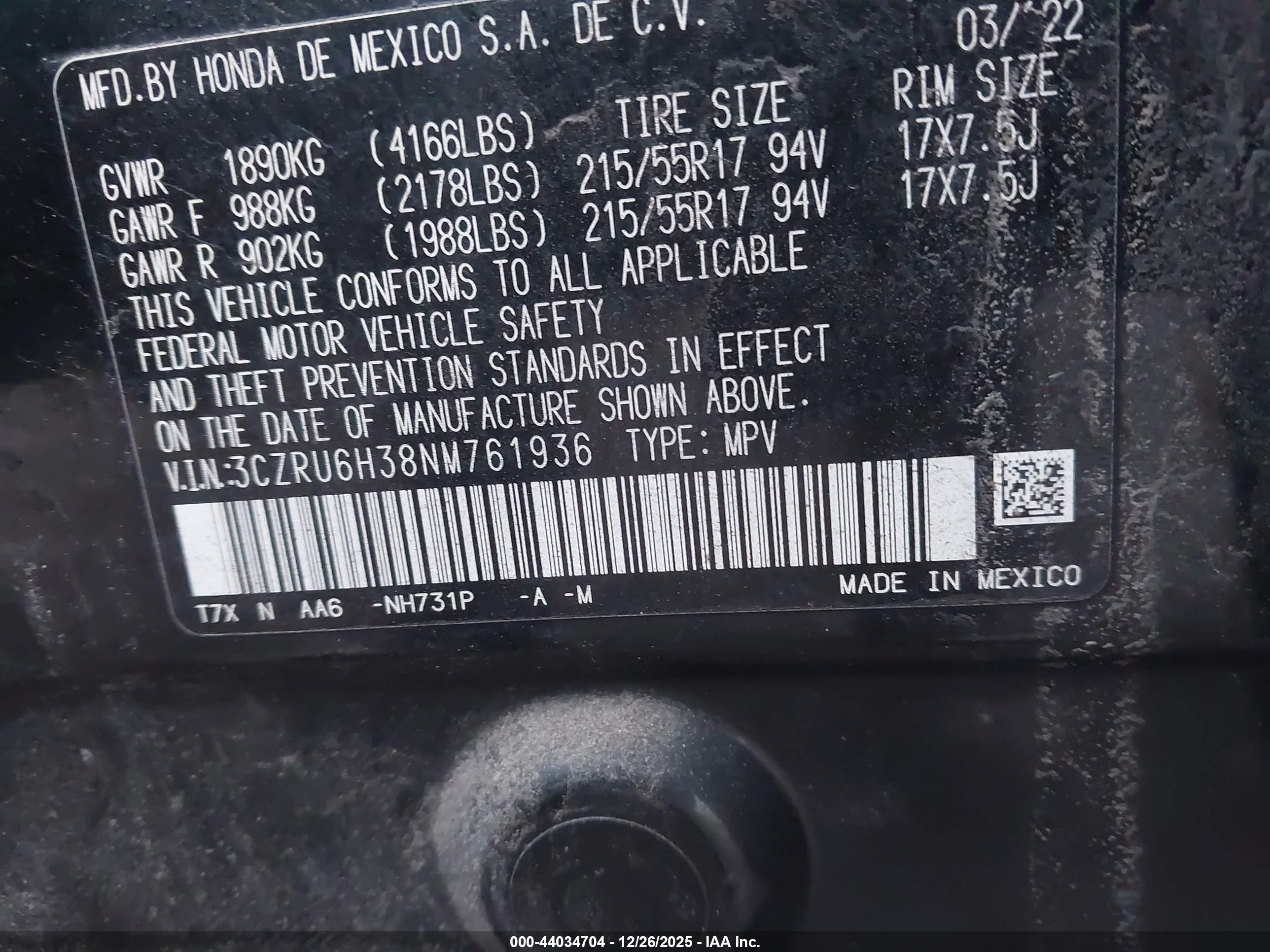HONDA HR-V image 9
