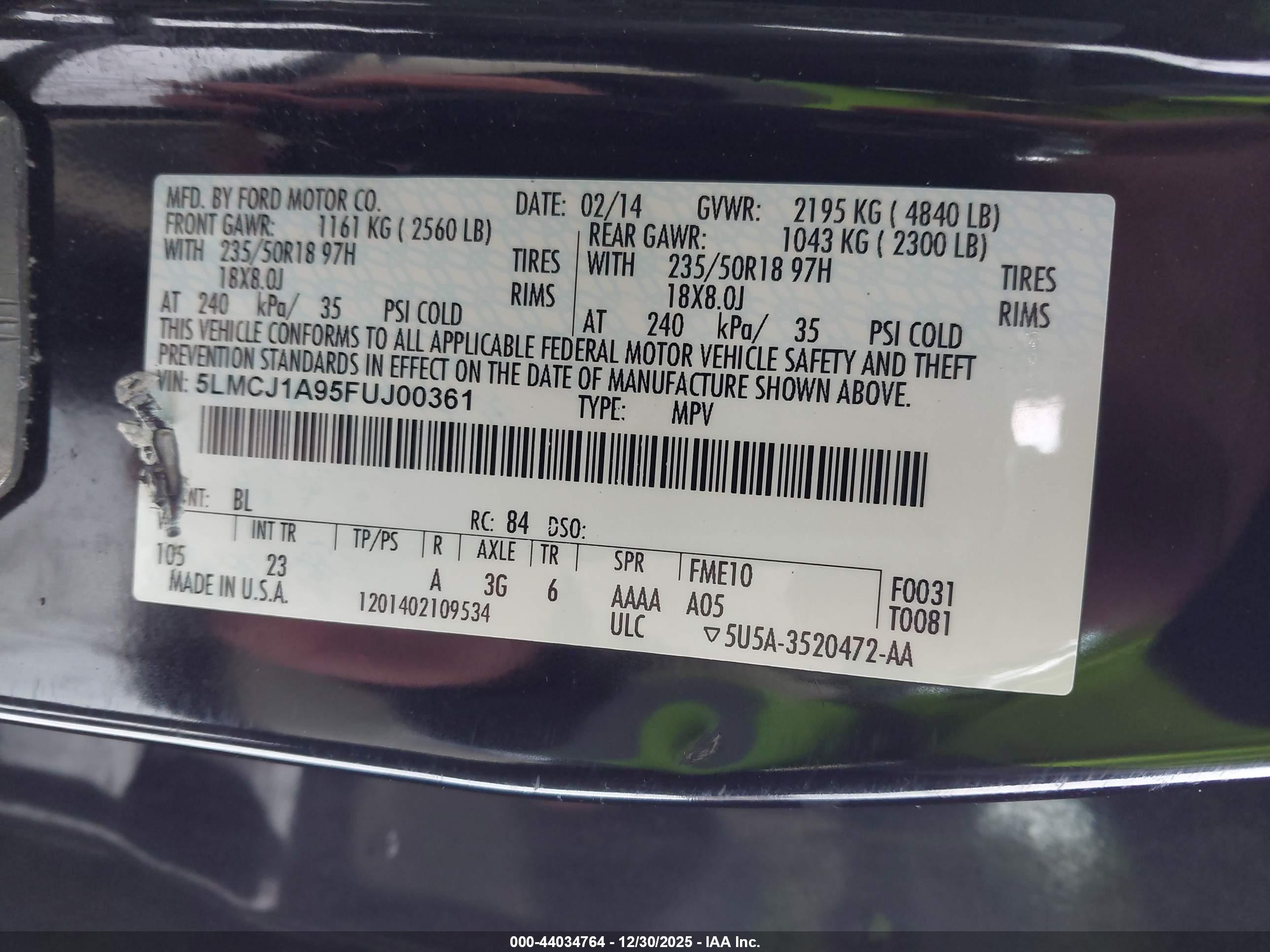 LINCOLN MKC image 9