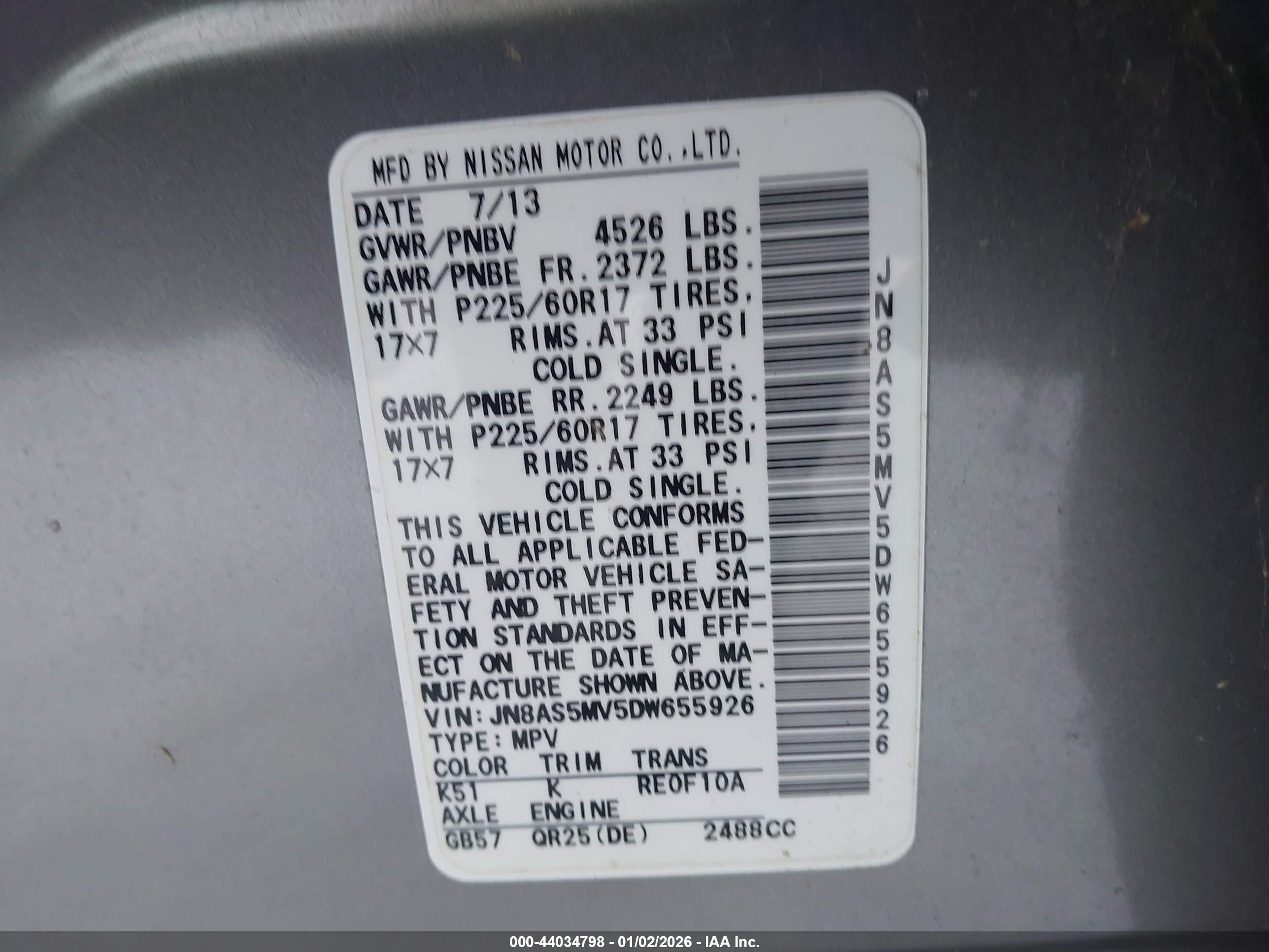 NISSAN ROGUE image 9