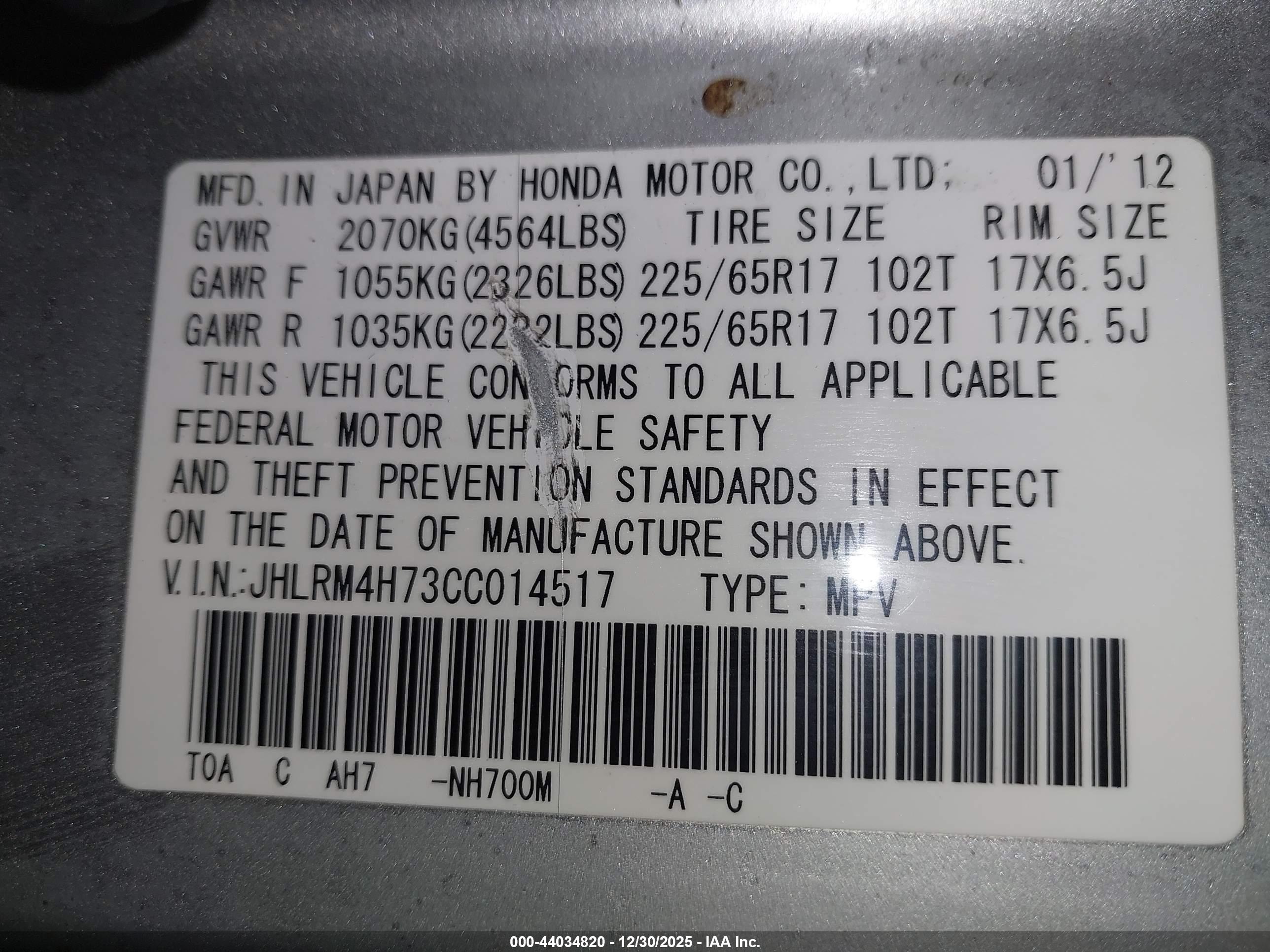 HONDA CR-V image 9
