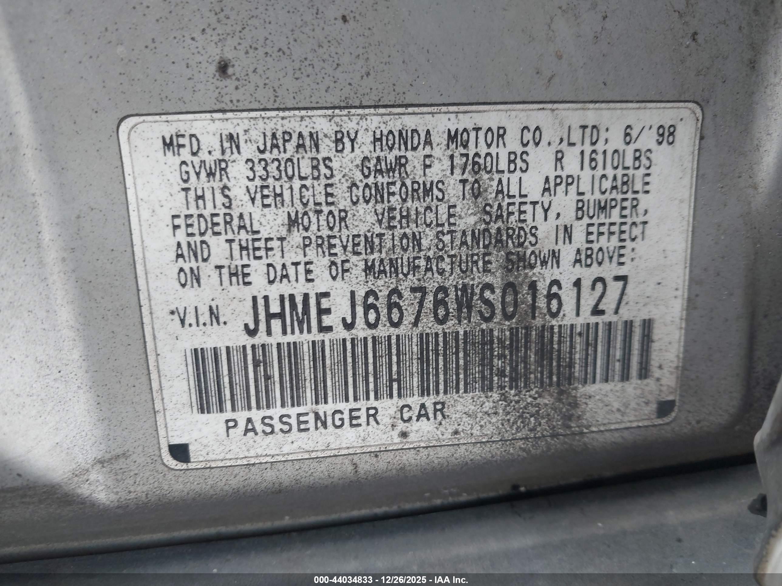 HONDA CIVIC image 9