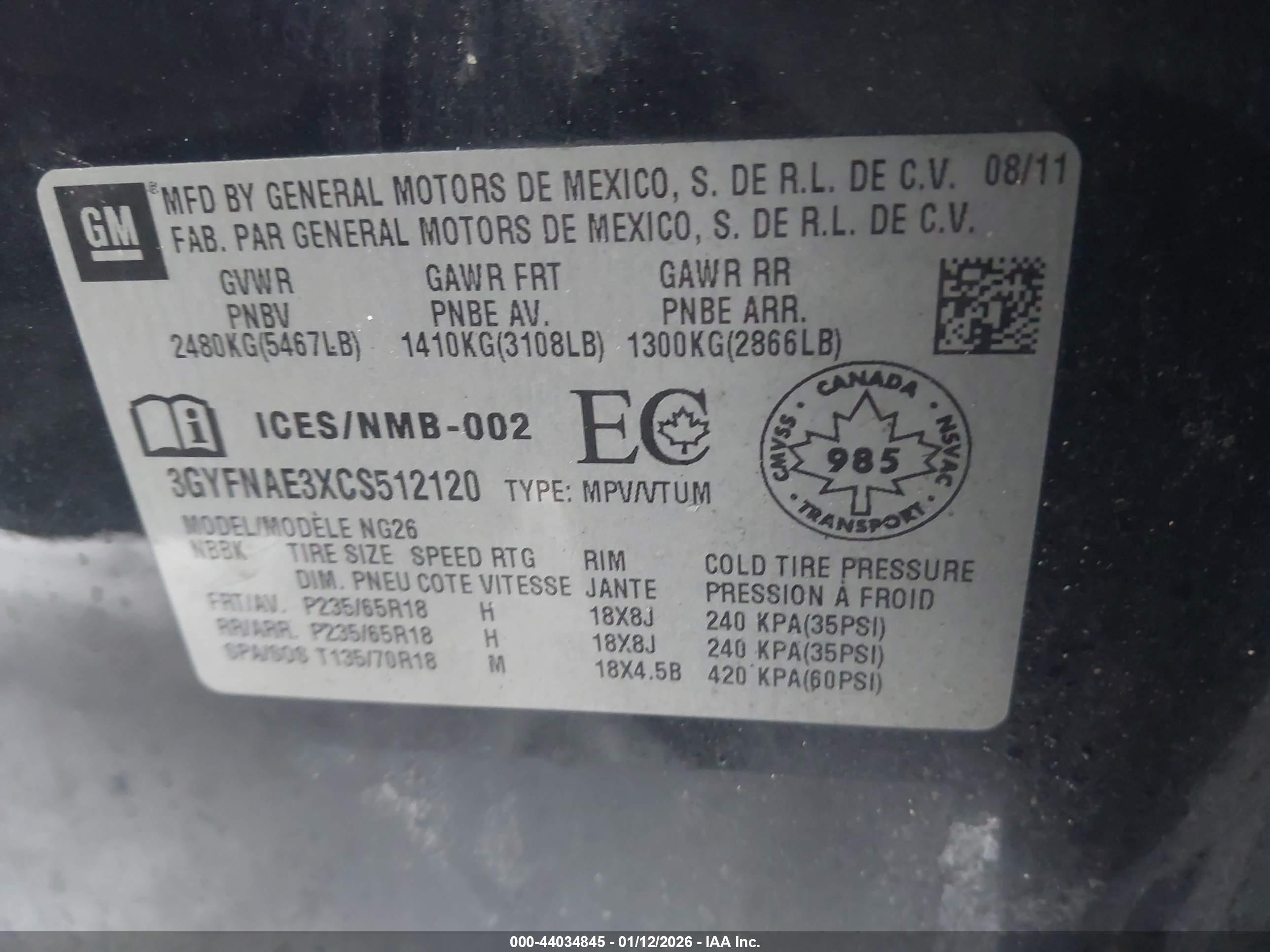 CADILLAC SRX image 9