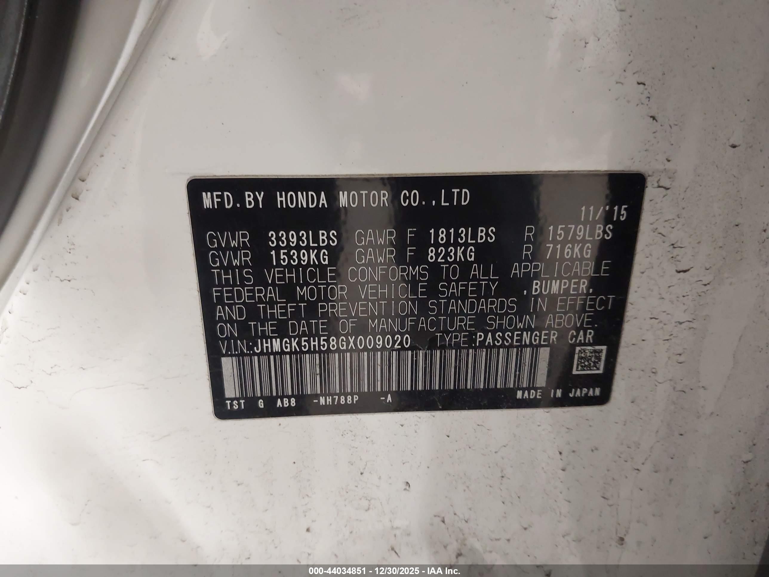 HONDA FIT image 9