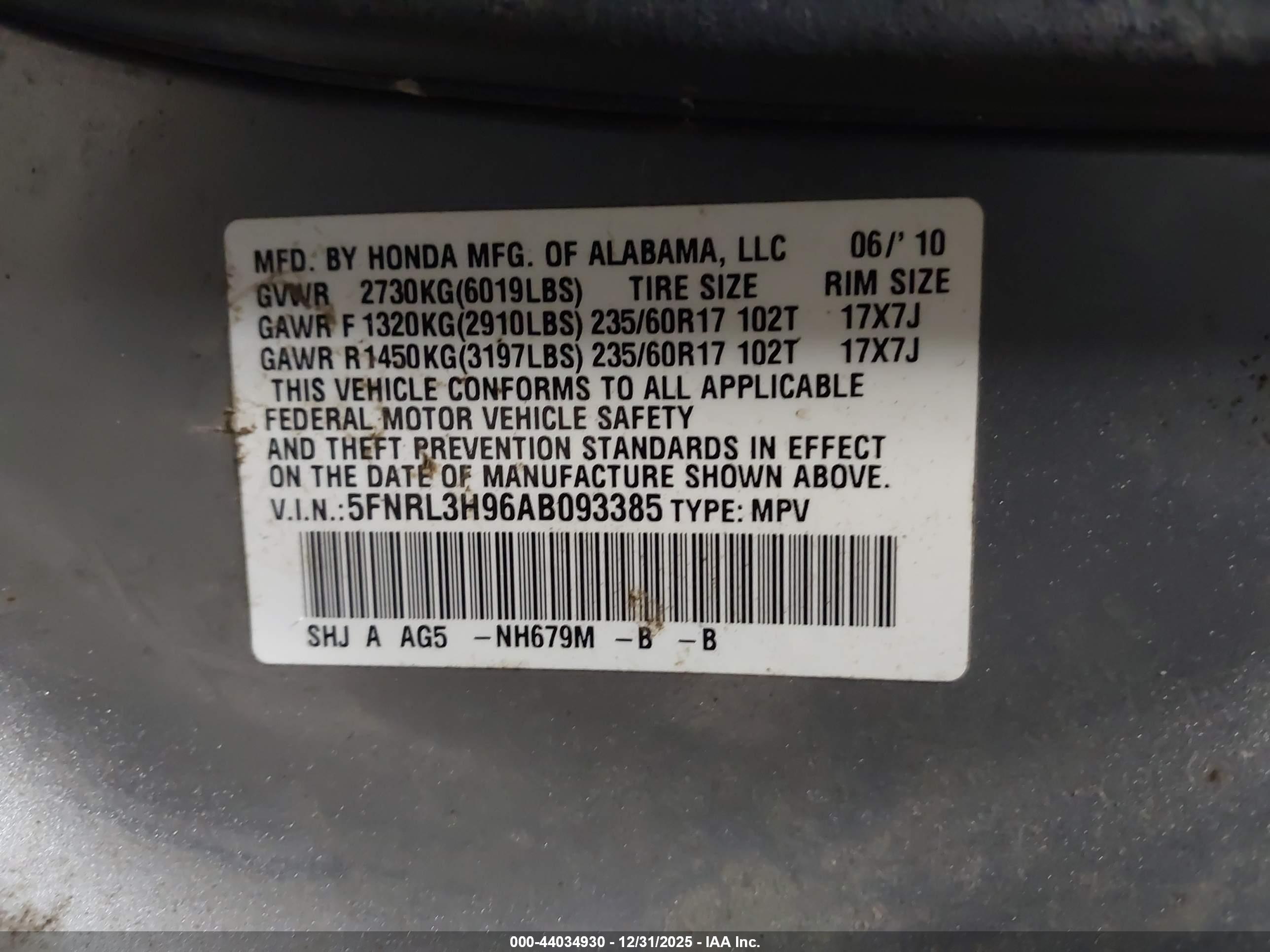 HONDA ODYSSEY image 9