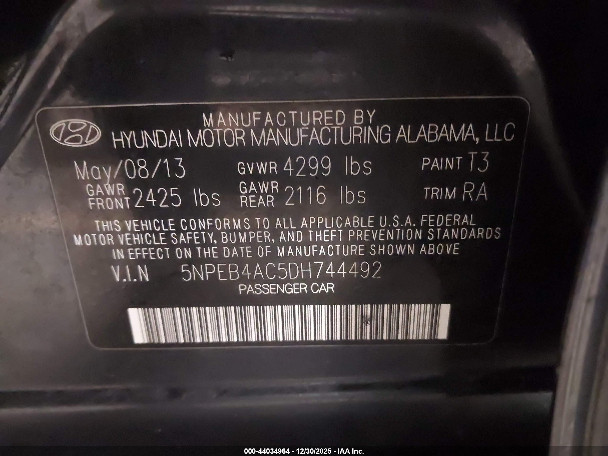 HYUNDAI SONATA image 9