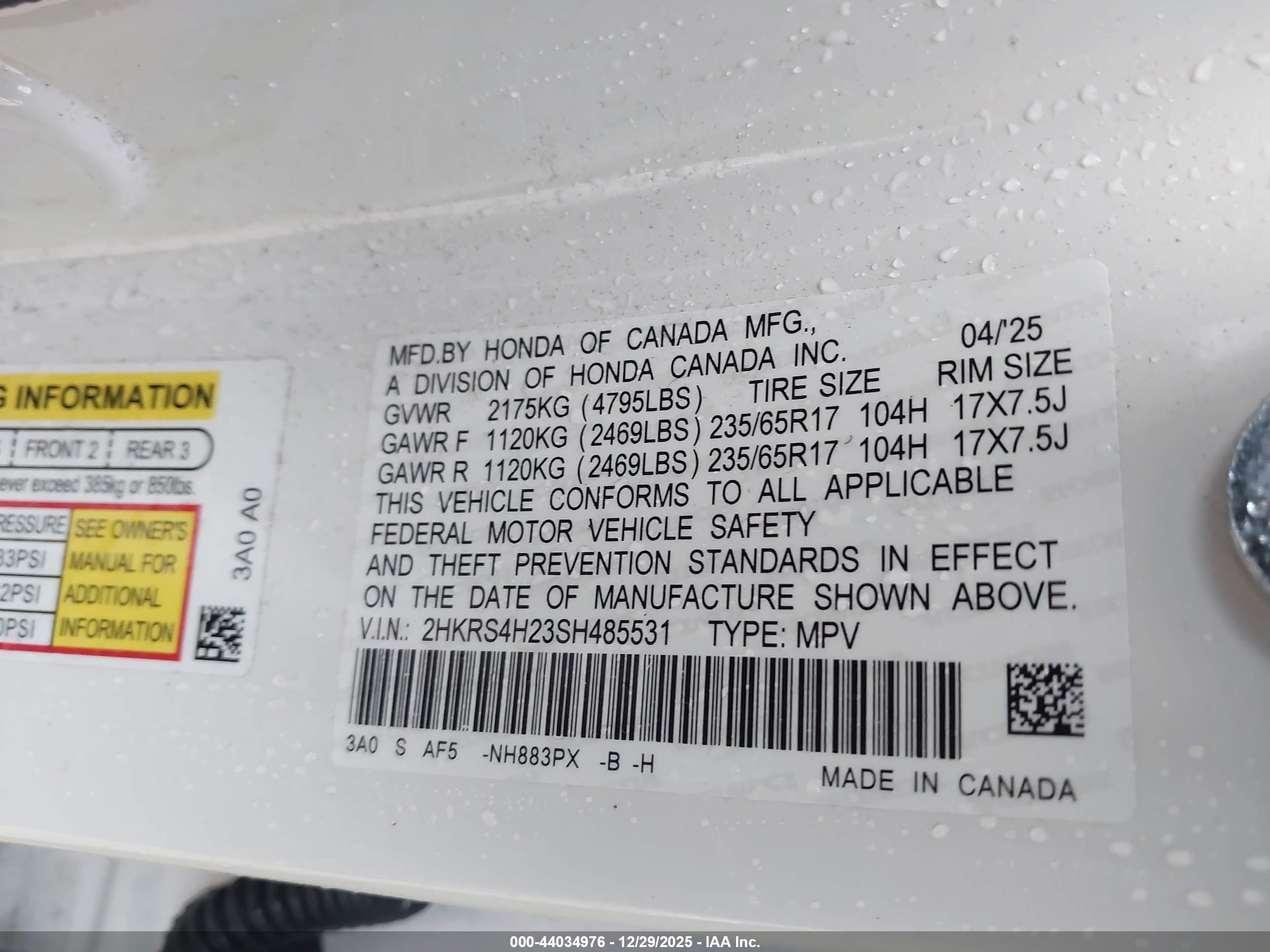 HONDA CR-V image 9