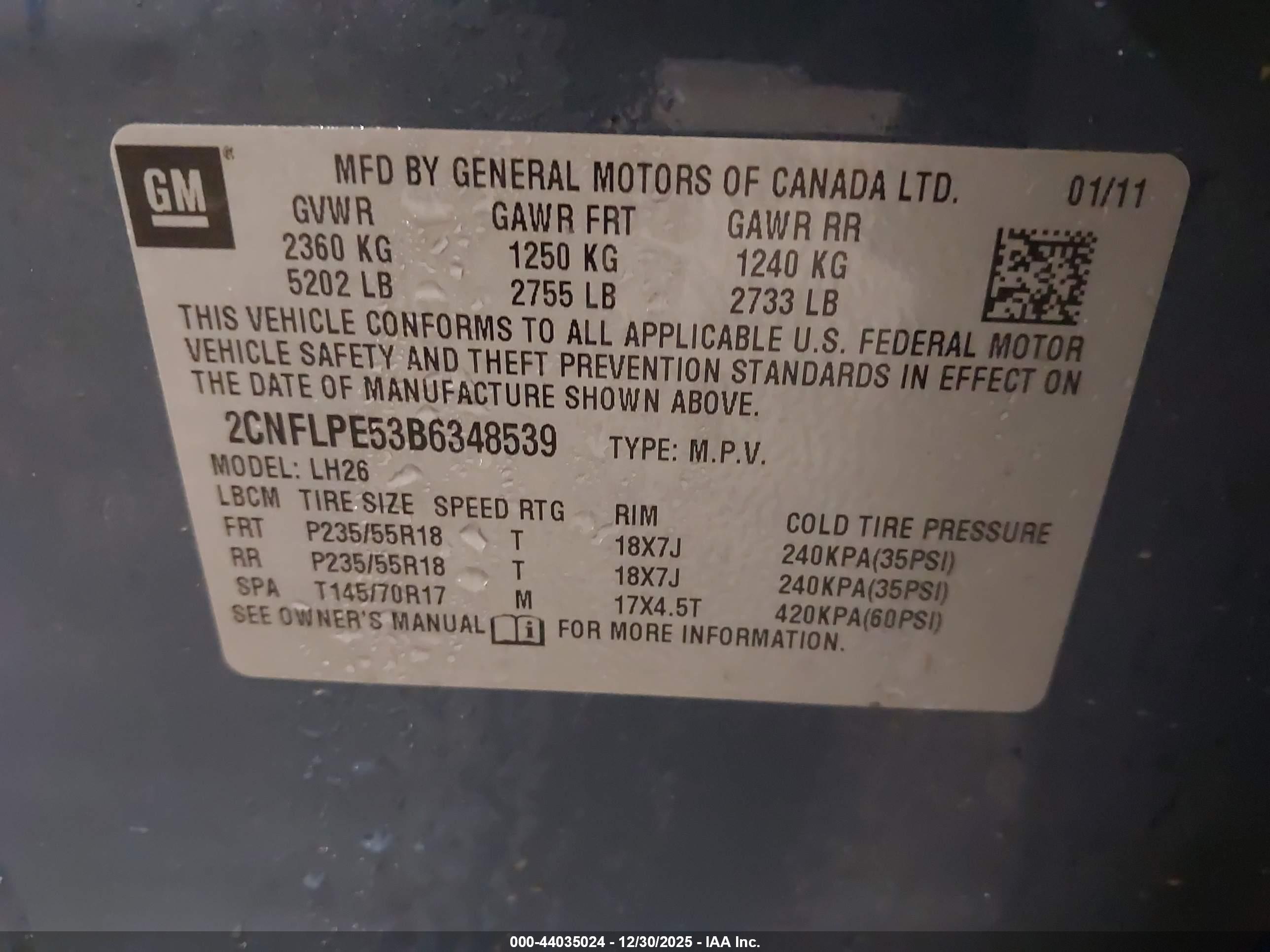 CHEVROLET EQUINOX image 9