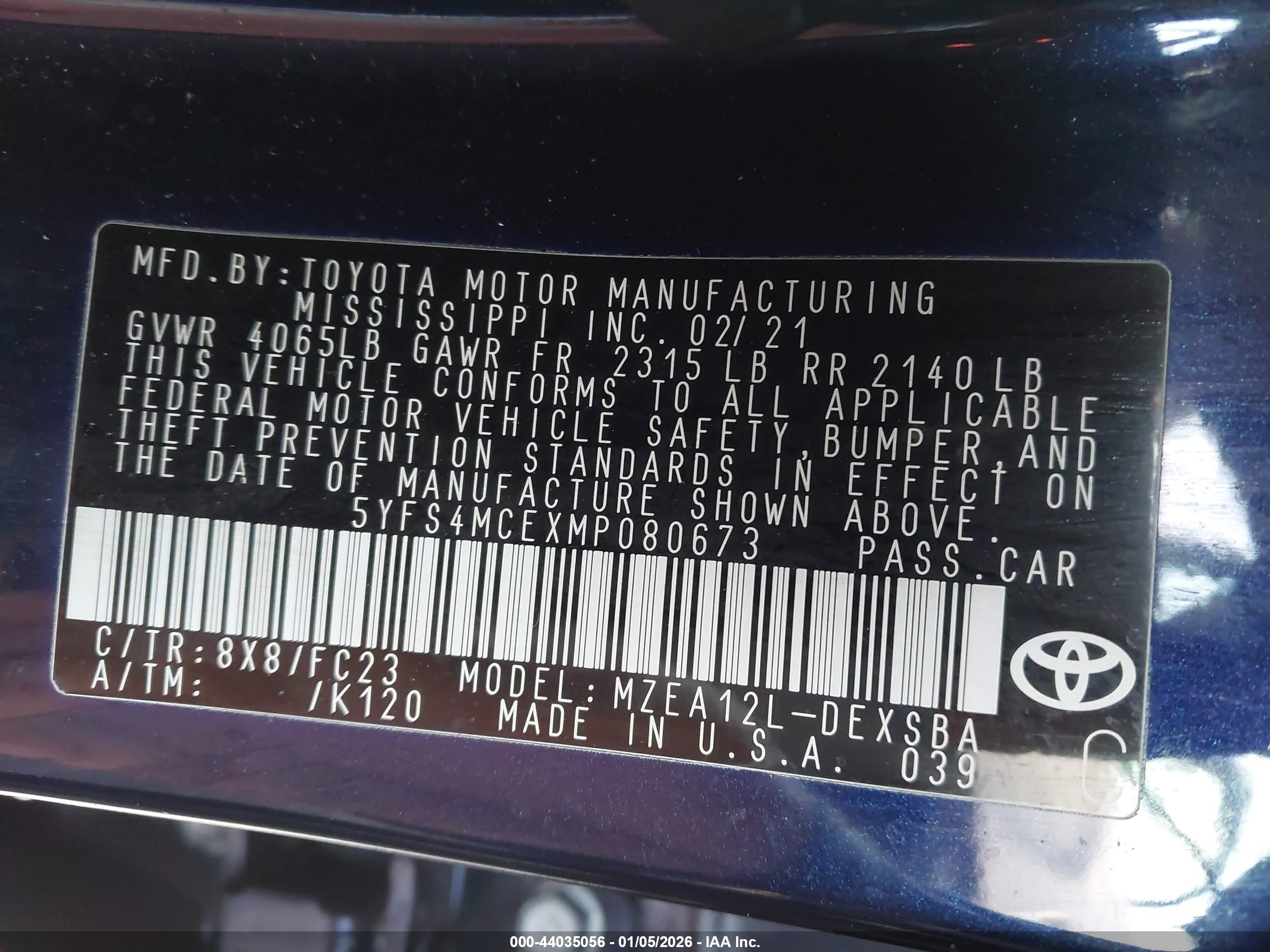 TOYOTA COROLLA image 9