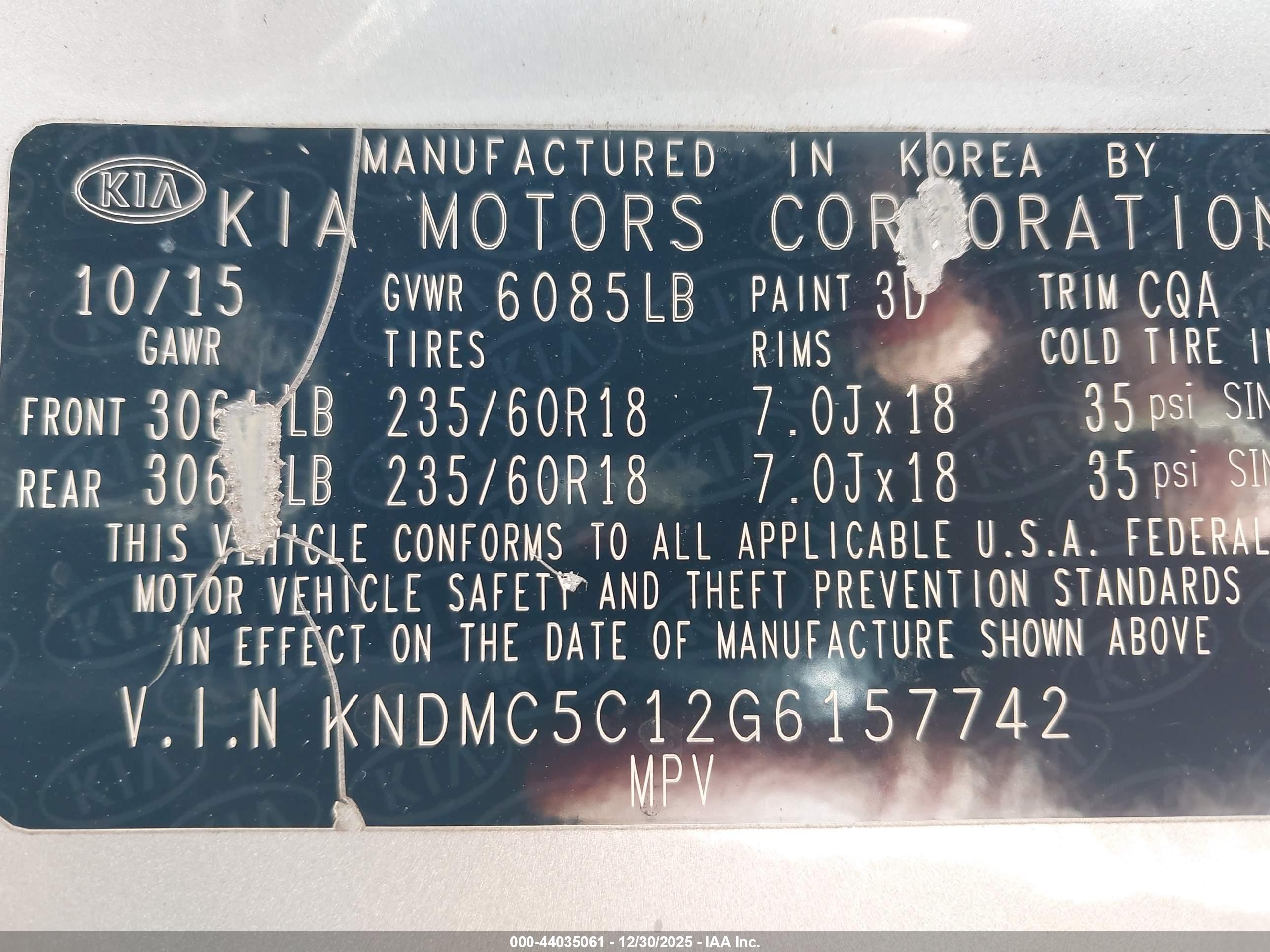 KIA SEDONA image 9