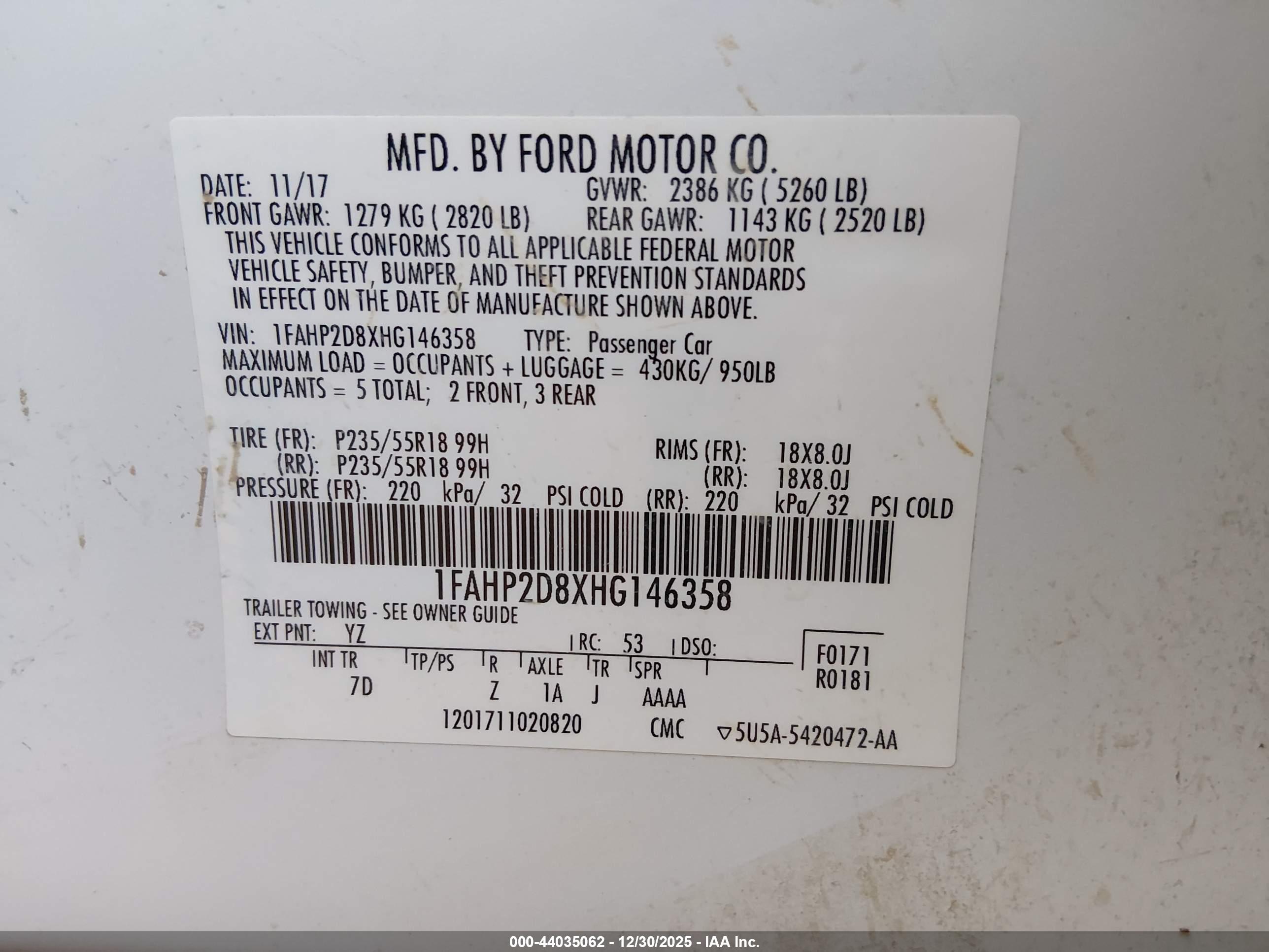 FORD TAURUS image 9