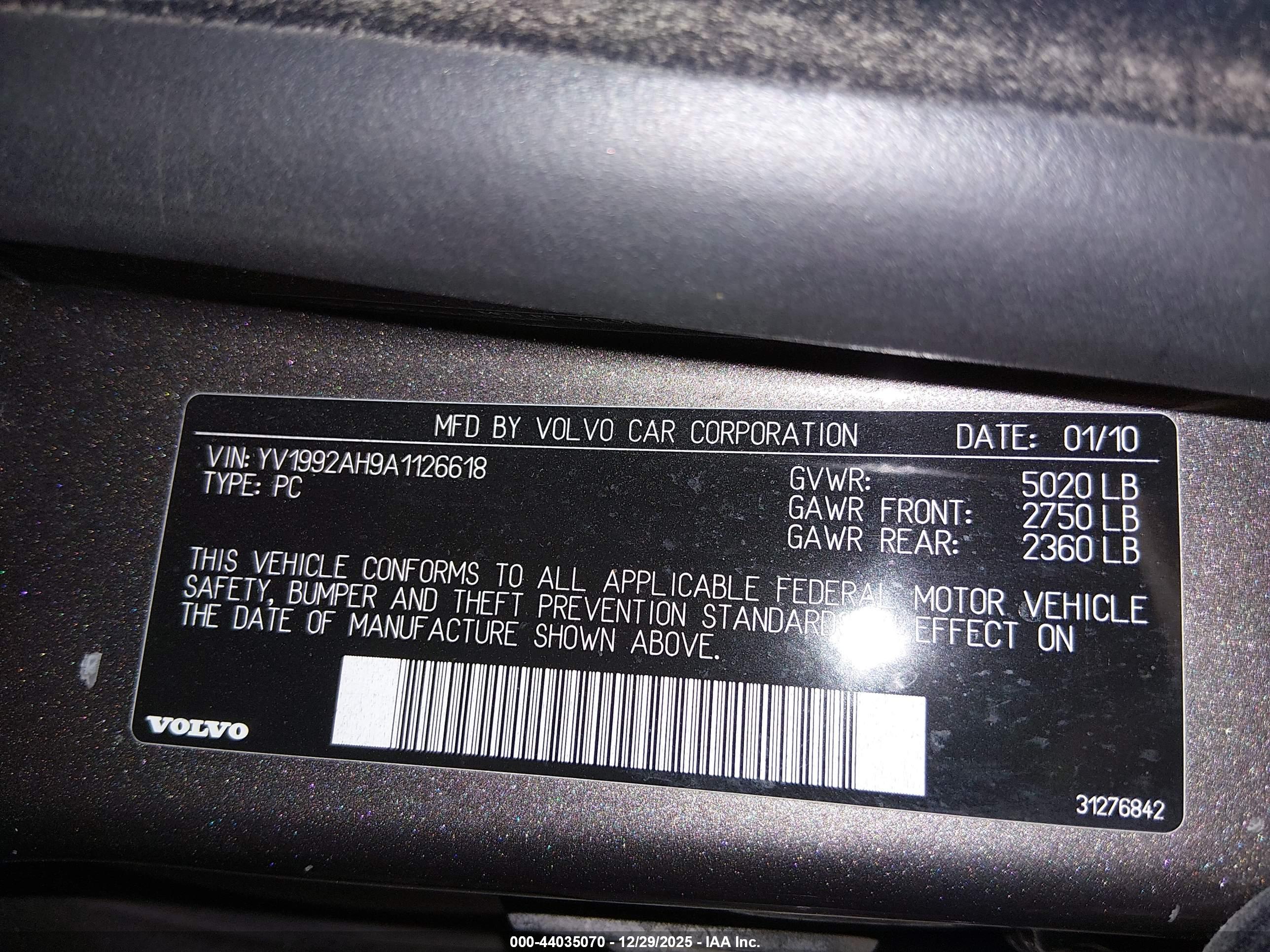 VOLVO S80 image 9
