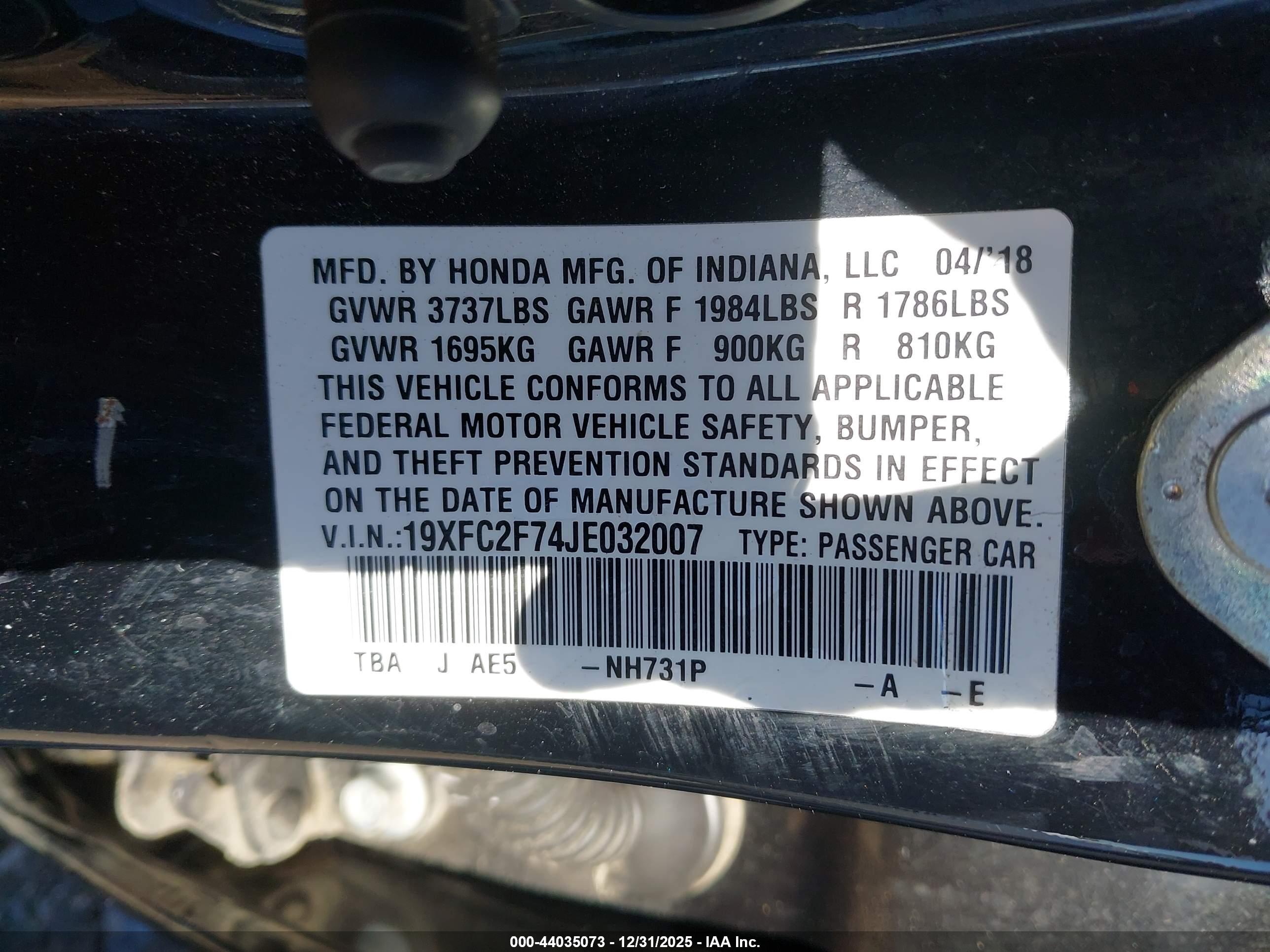 HONDA CIVIC image 9
