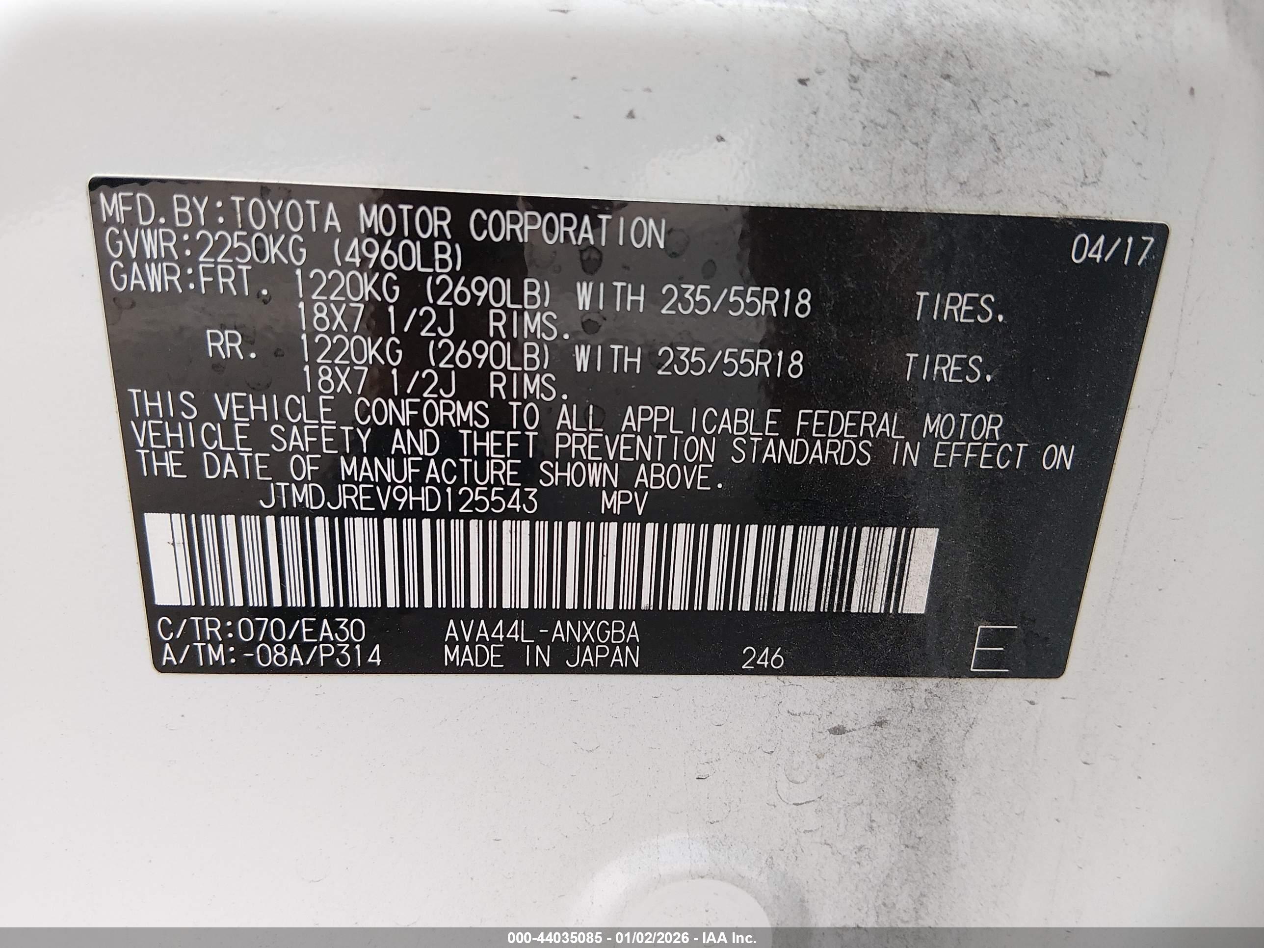 TOYOTA RAV4 image 9