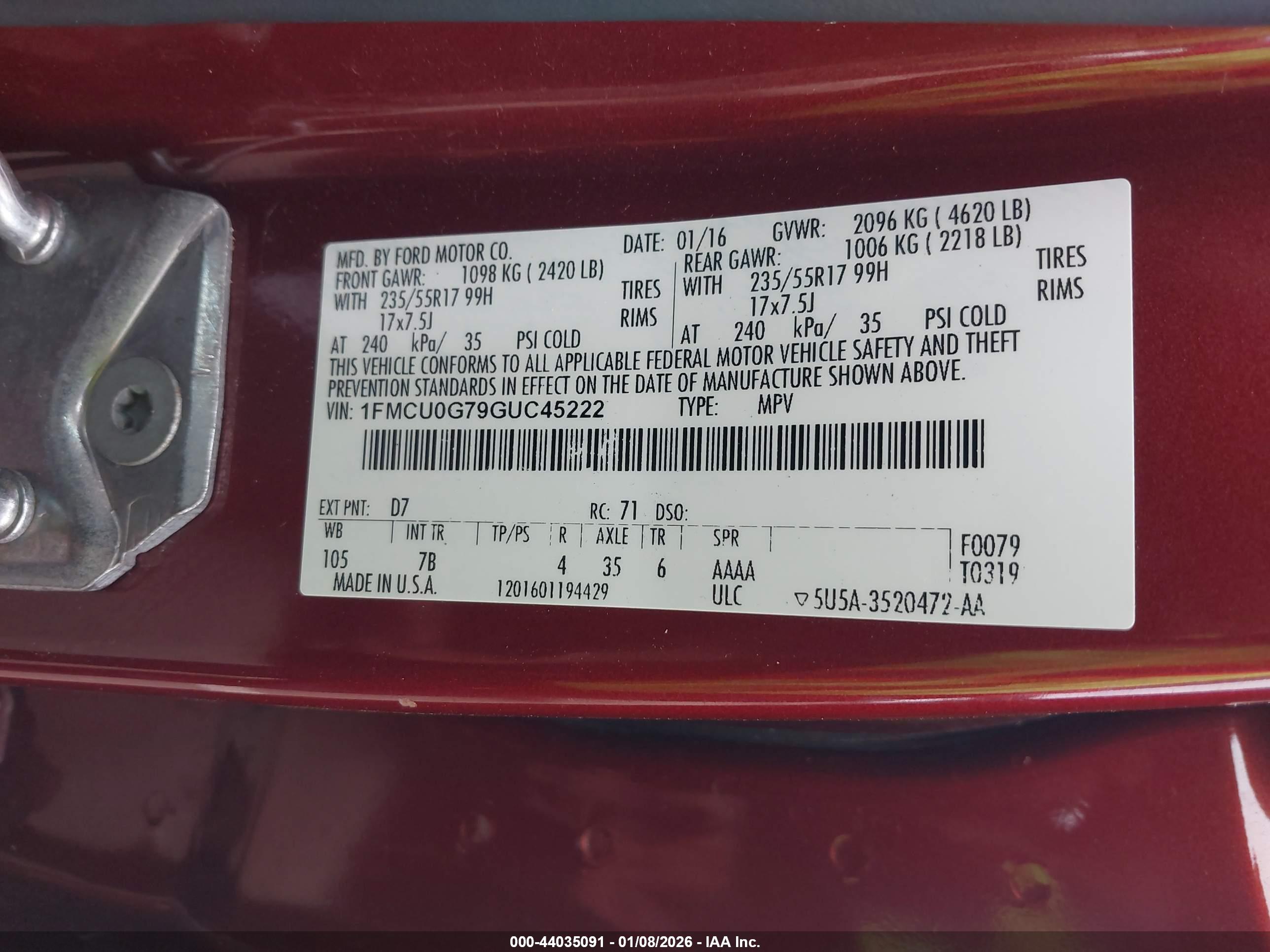 FORD ESCAPE image 9