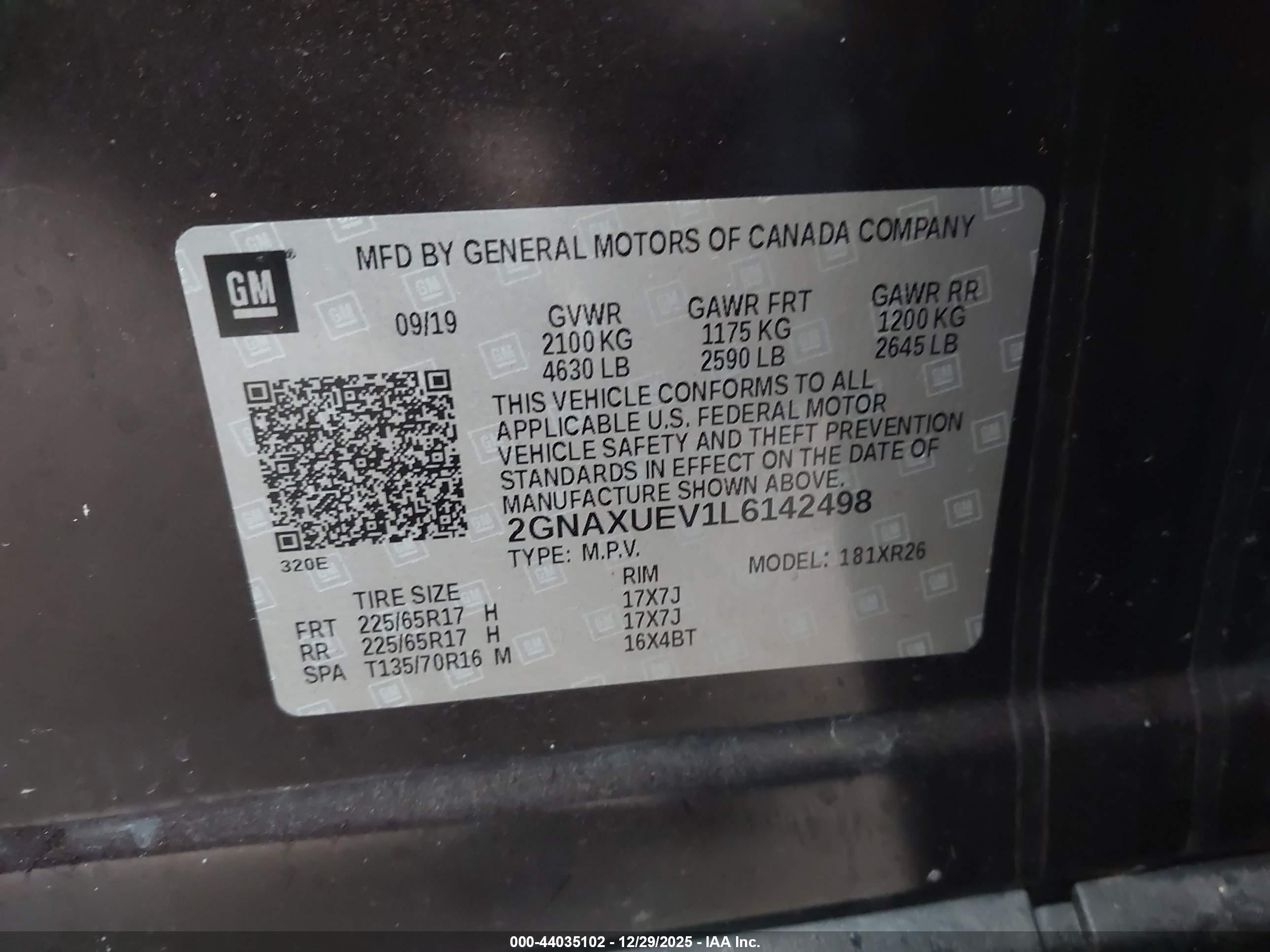 CHEVROLET EQUINOX image 9
