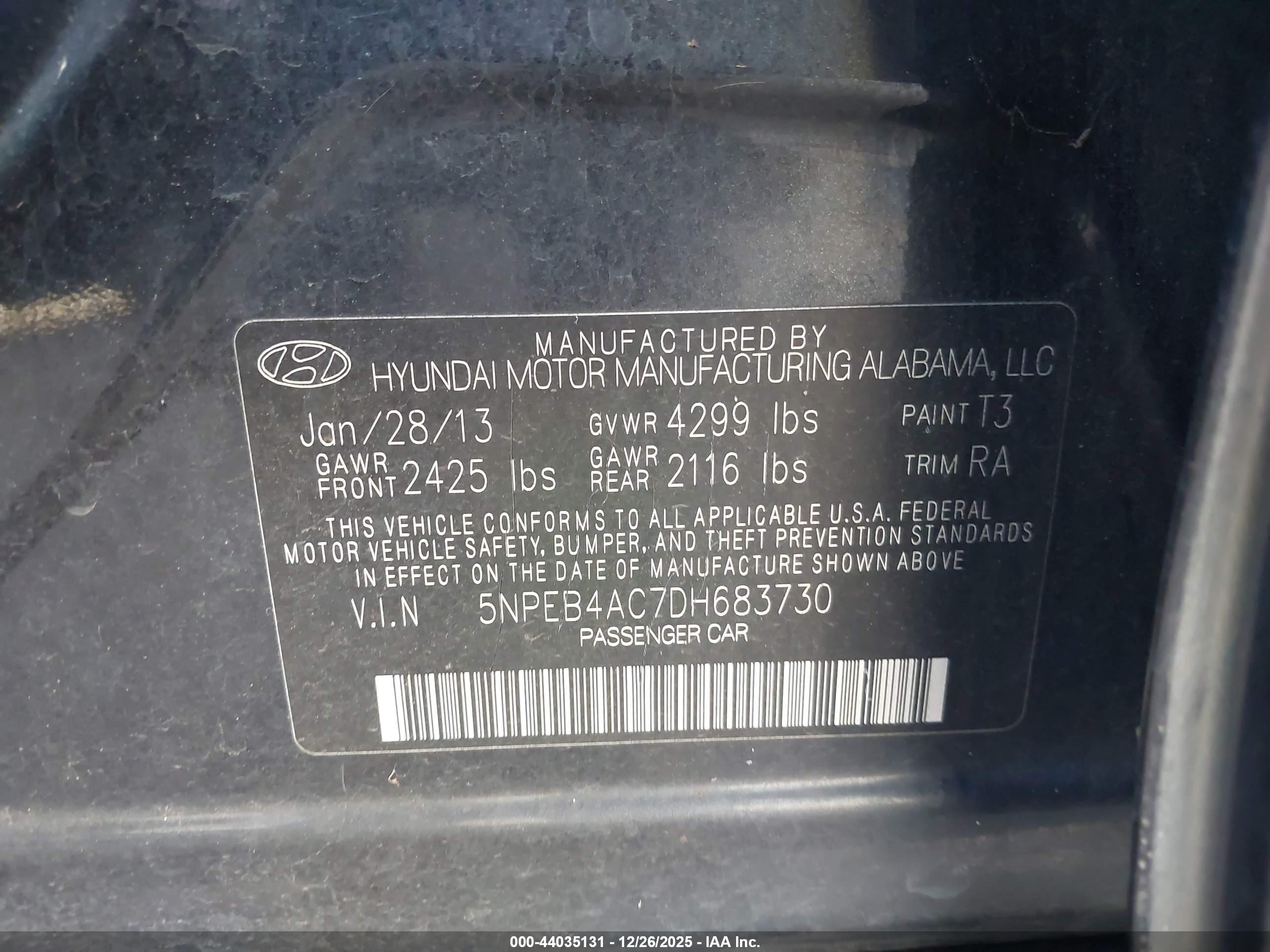 HYUNDAI SONATA image 9