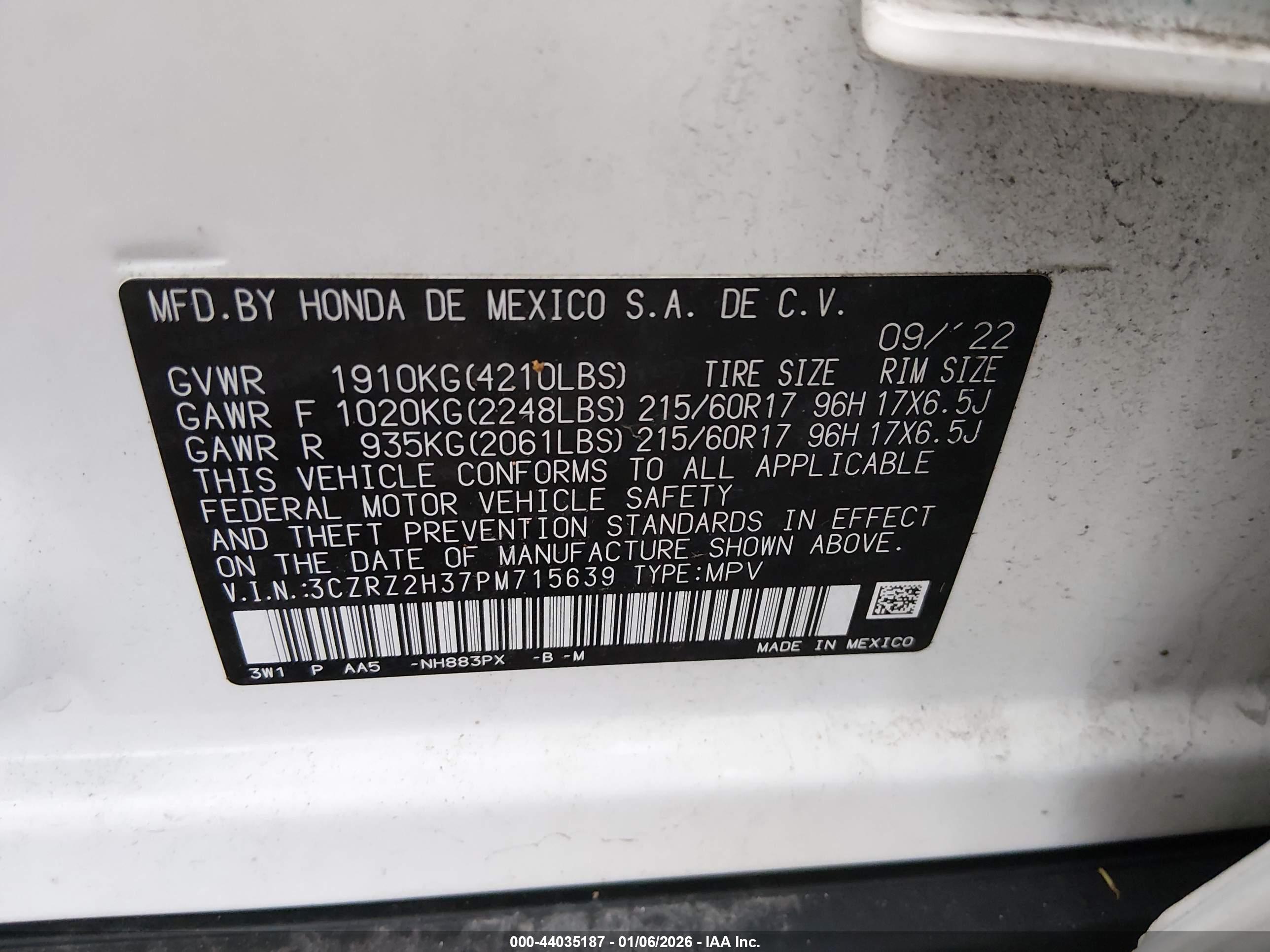 HONDA HR-V image 9