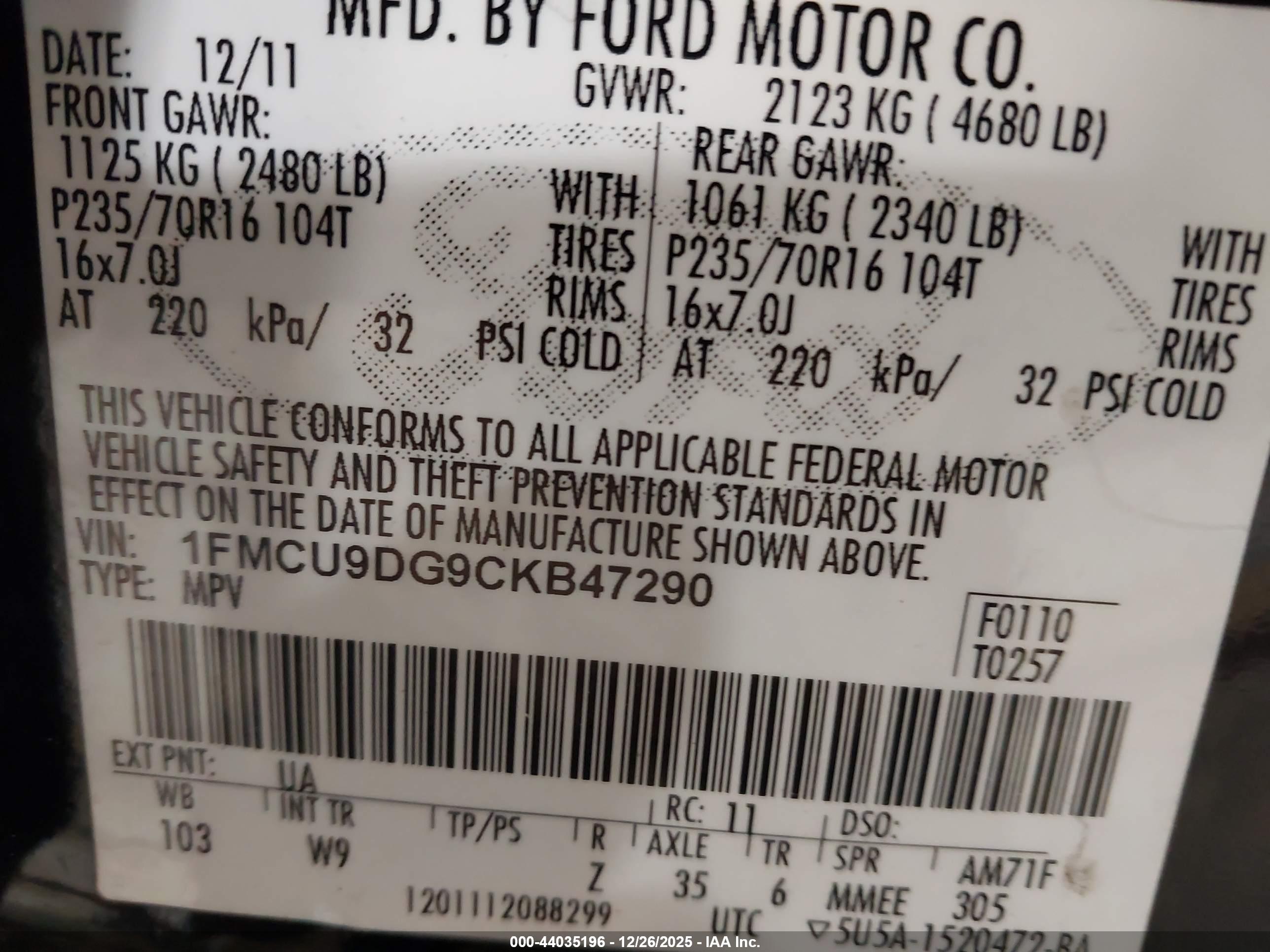 FORD ESCAPE image 9