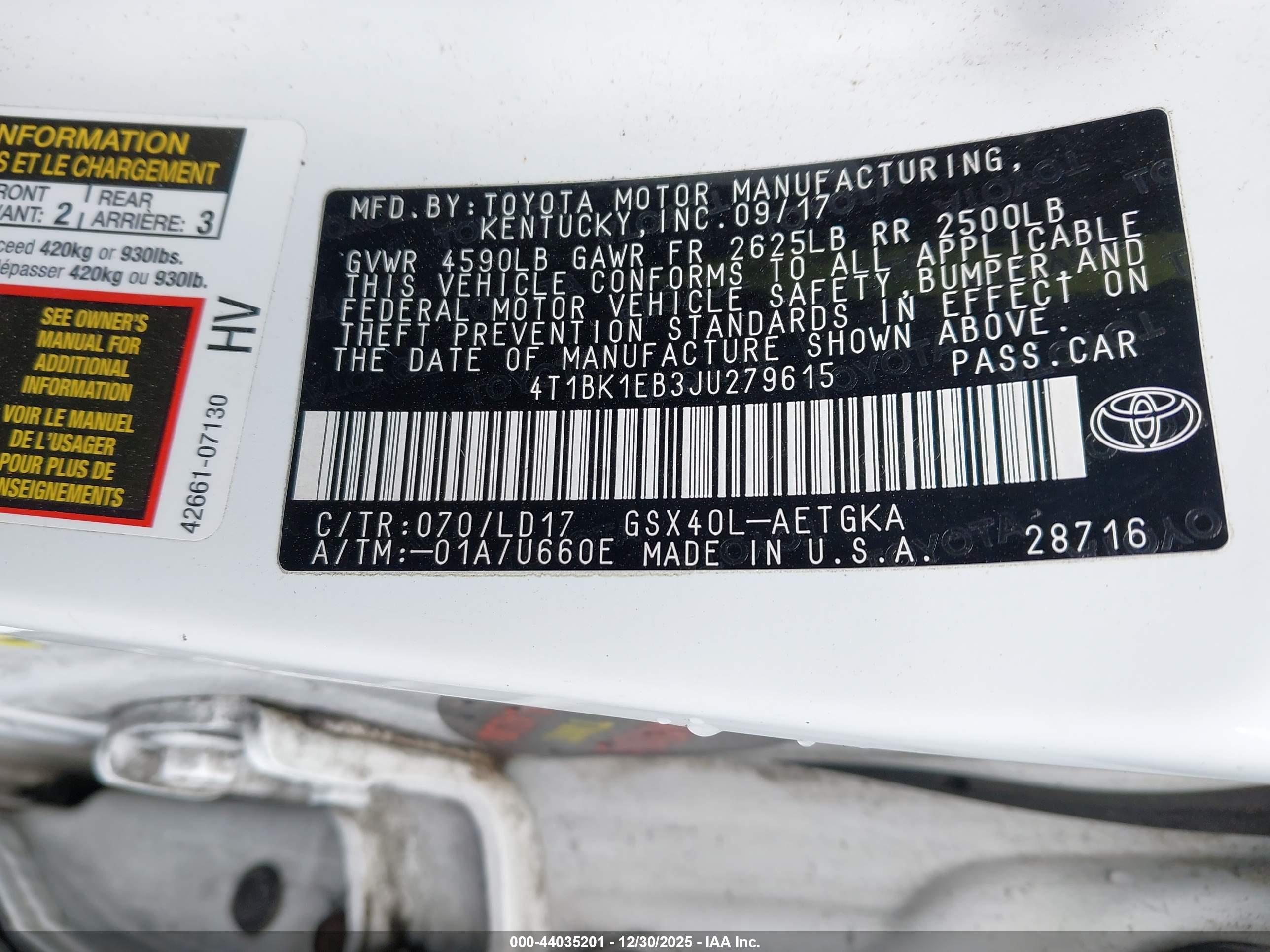 TOYOTA AVALON image 9
