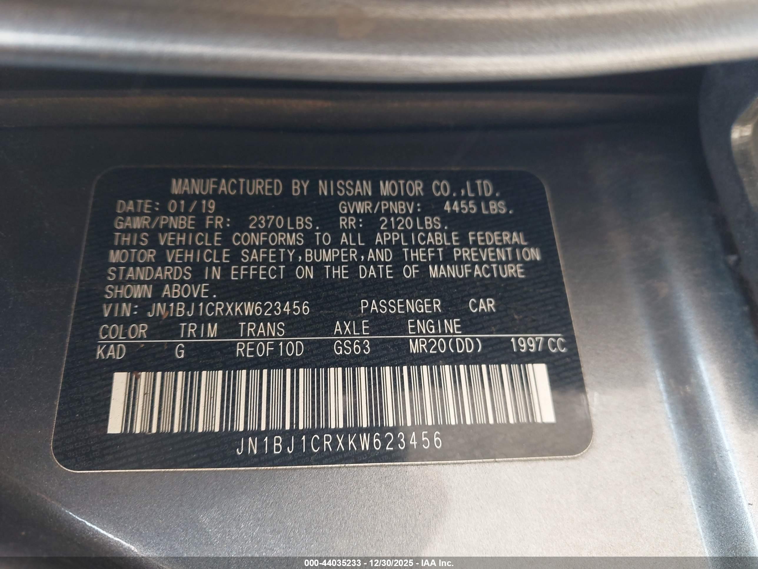 NISSAN ROGUE image 9