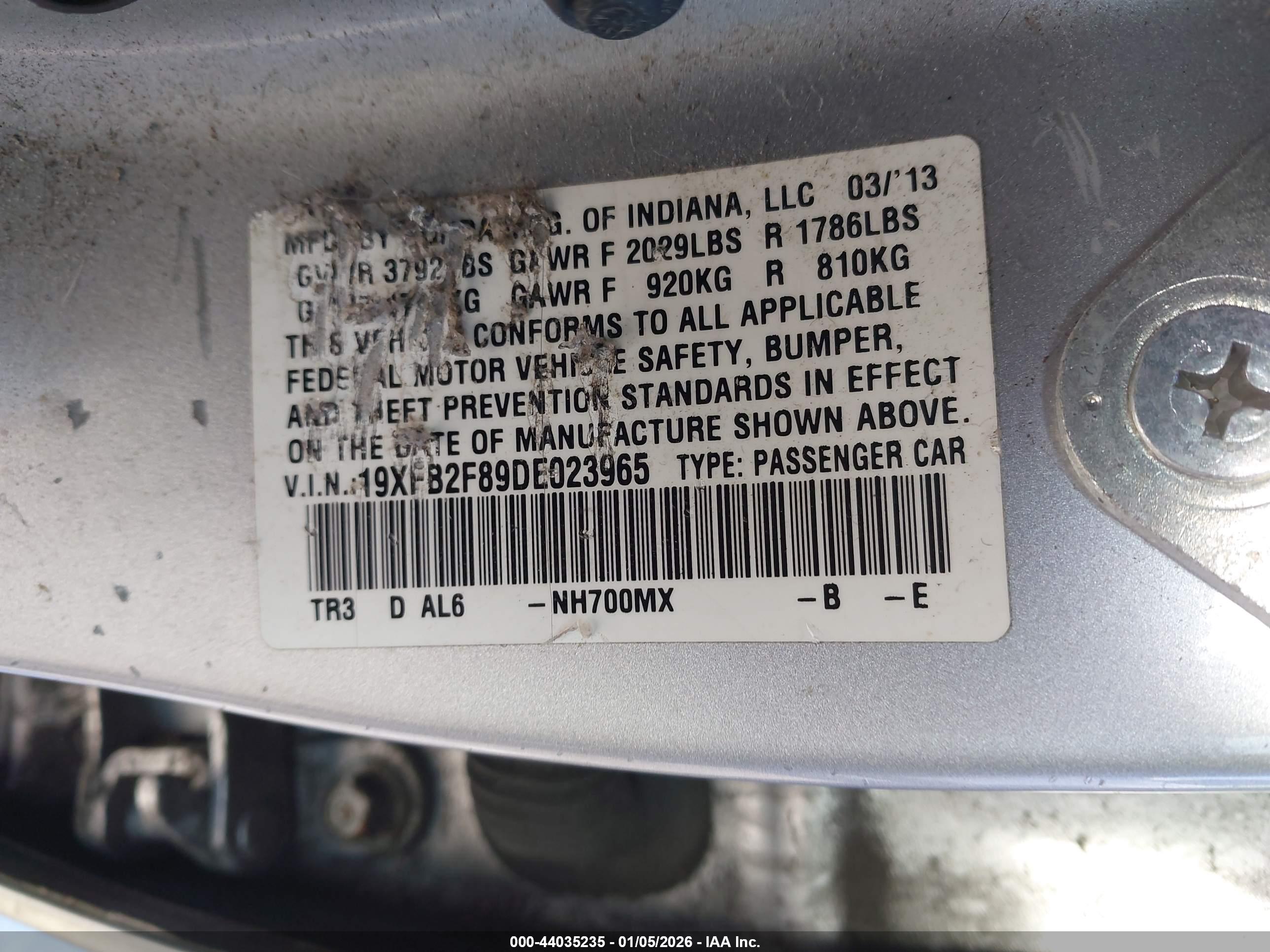 HONDA CIVIC image 9