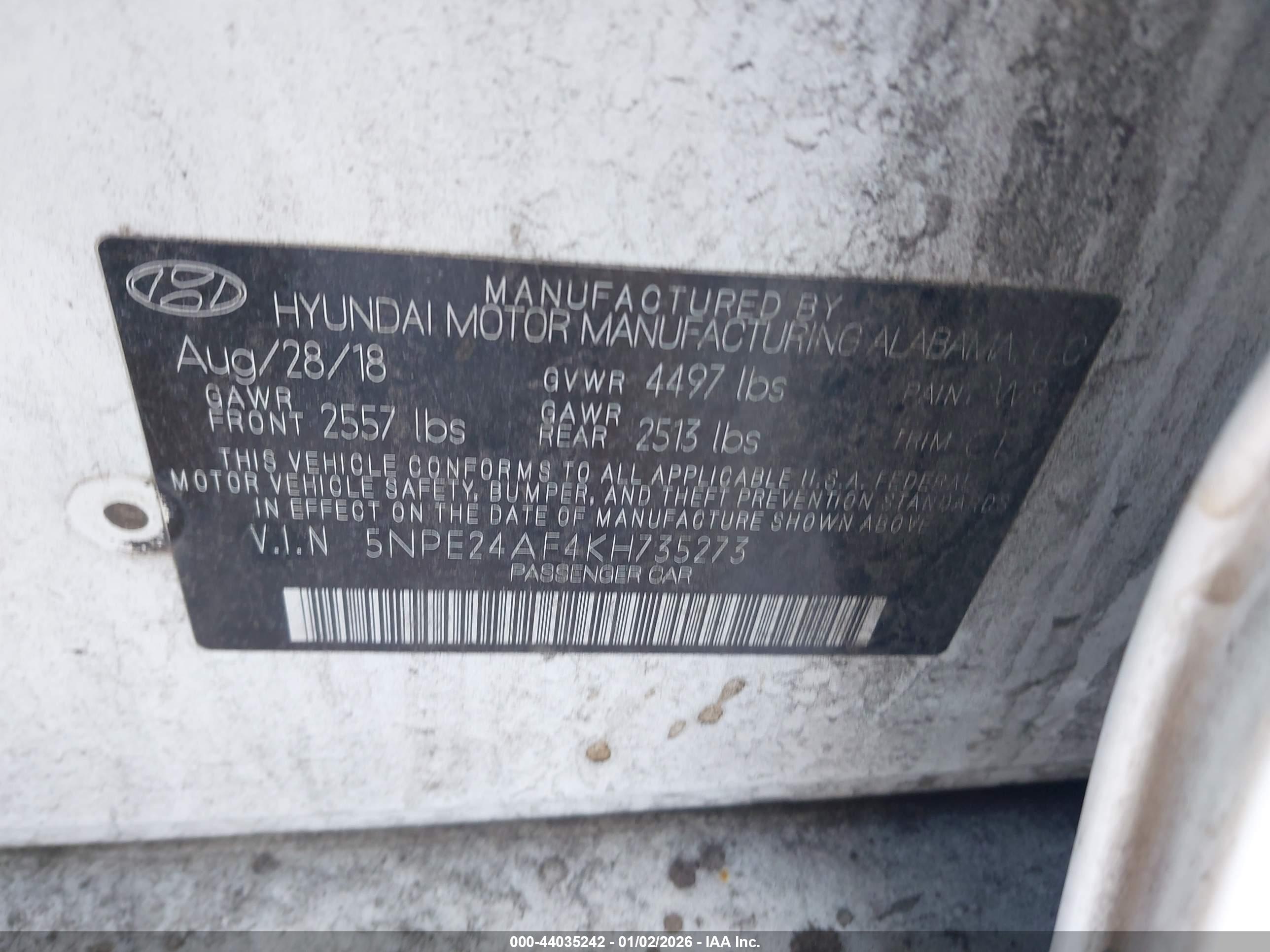 HYUNDAI SONATA image 9