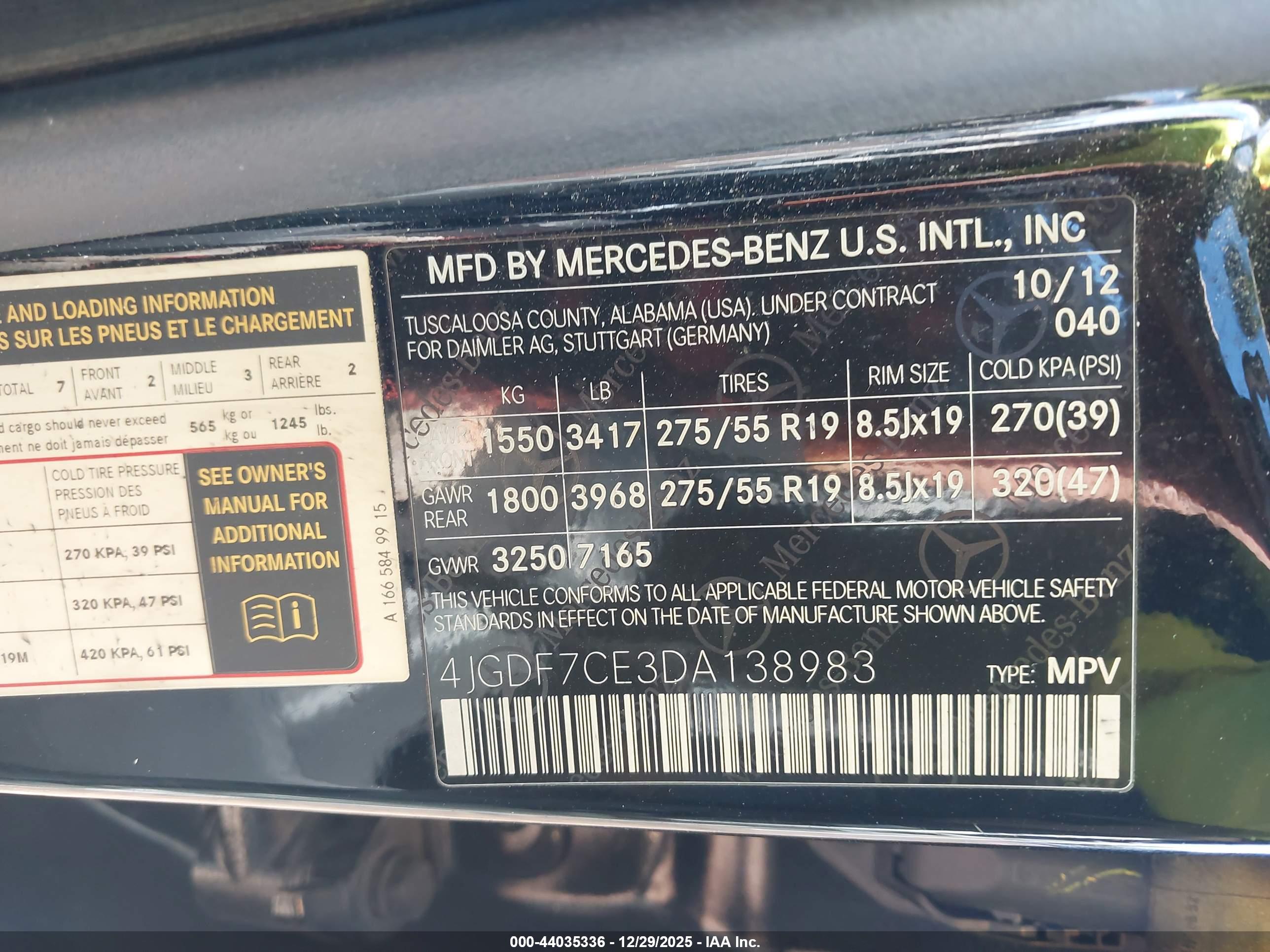 MERCEDES-BENZ GL image 9