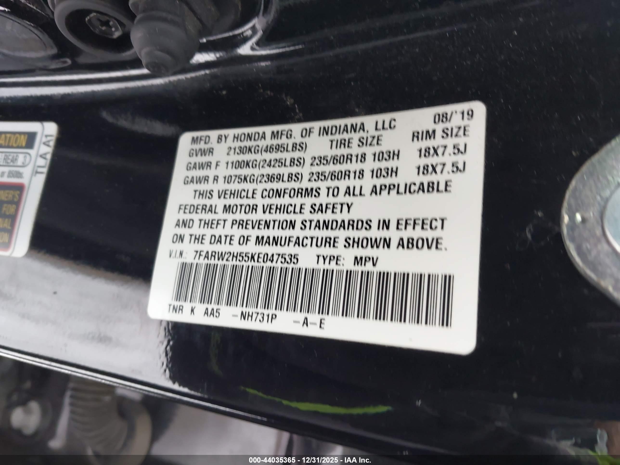HONDA CR-V image 9