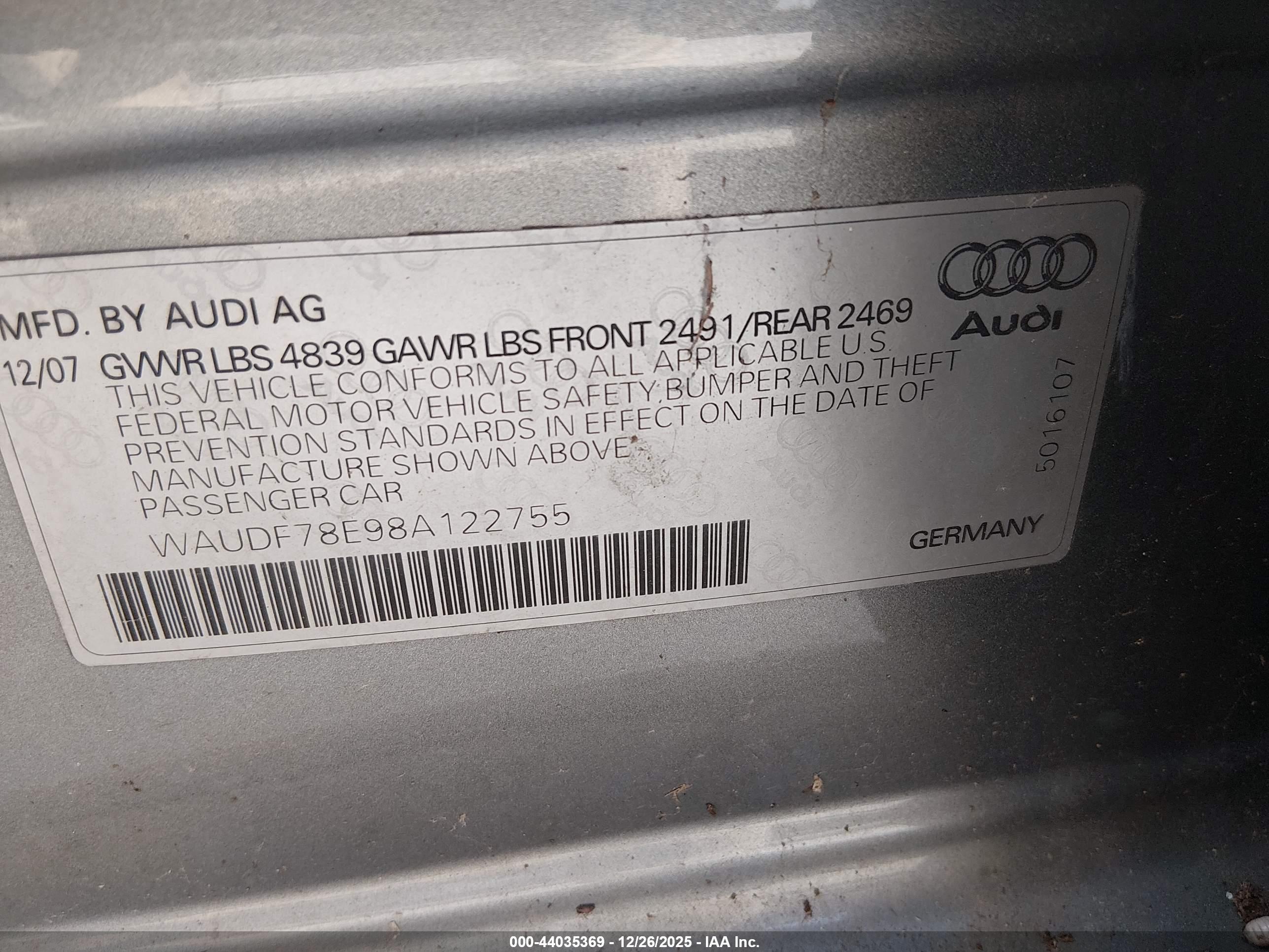 AUDI A4 image 9
