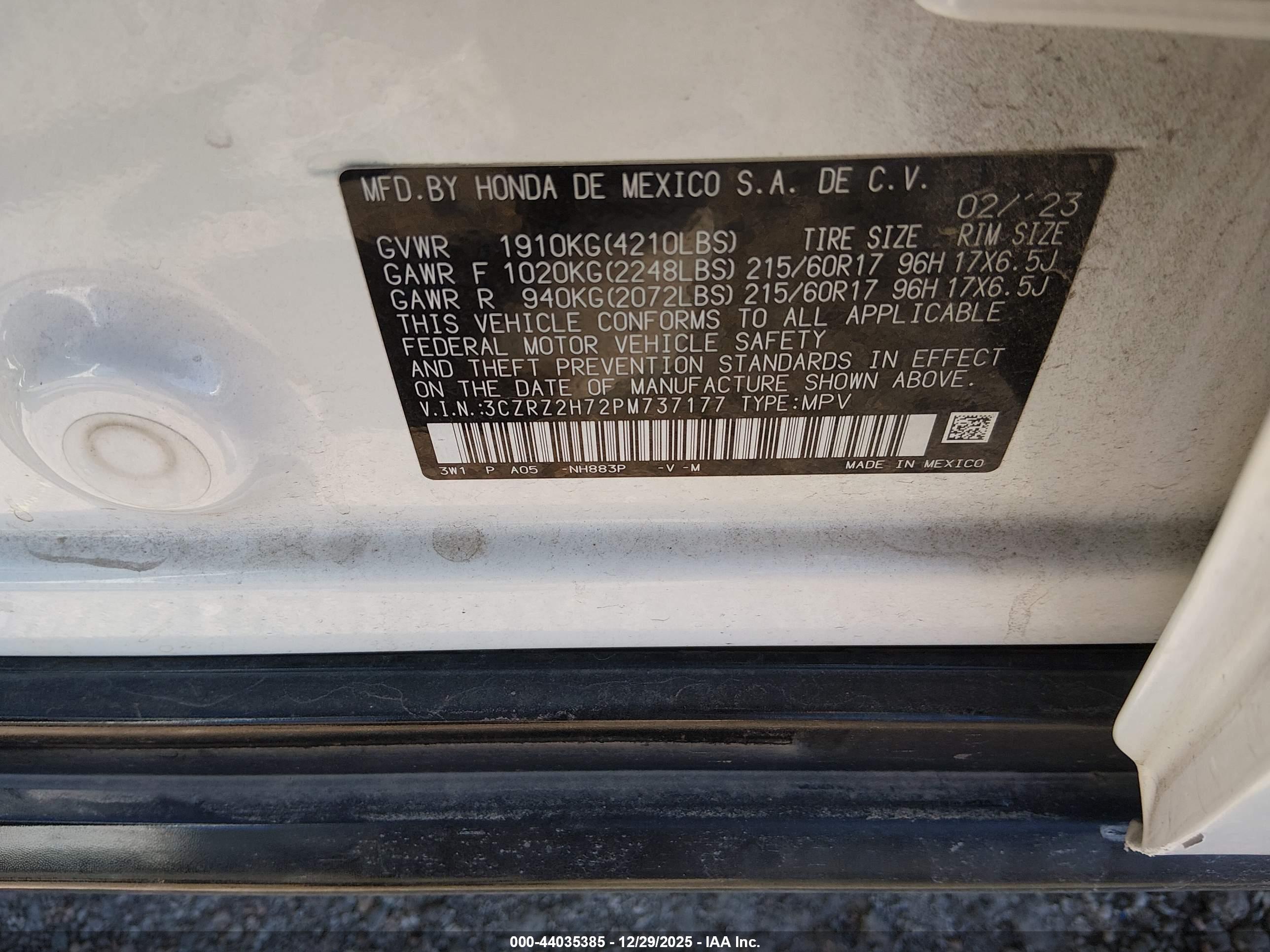HONDA HR-V image 9