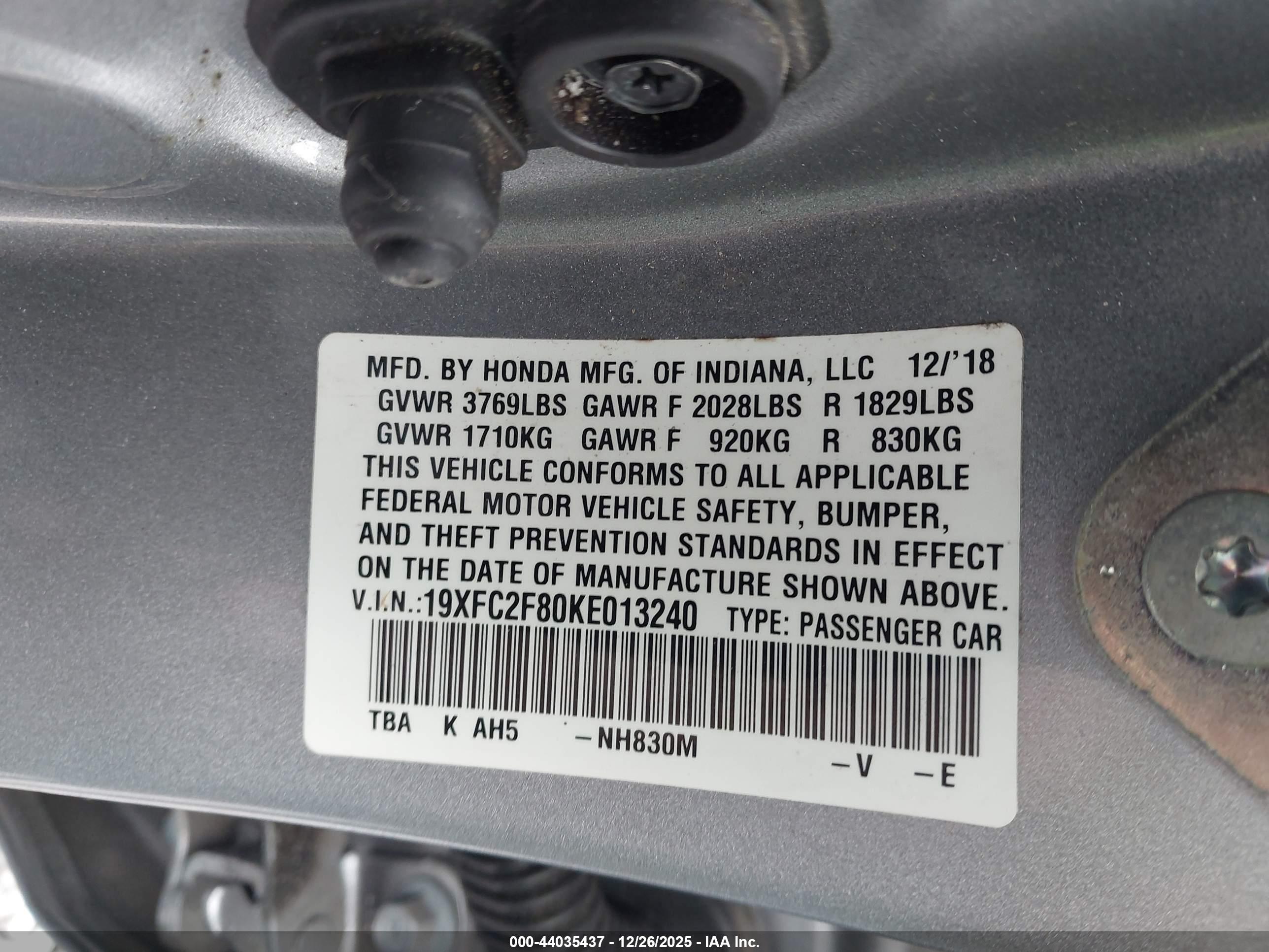 HONDA CIVIC image 9