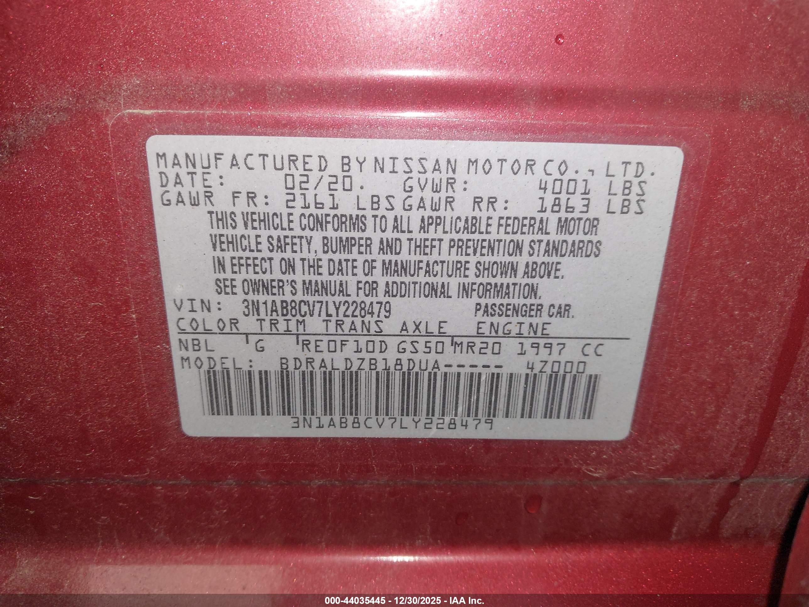 NISSAN SENTRA image 9